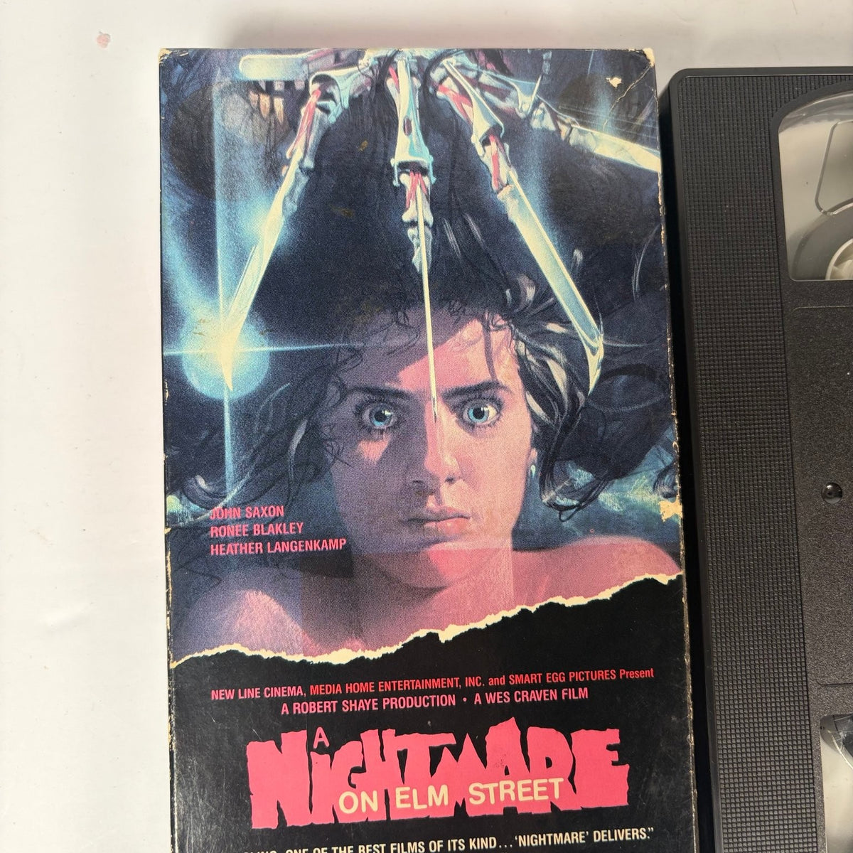 A Nightmare on Elm Street VHS 1985 Horror Media Release w/ Double Flap