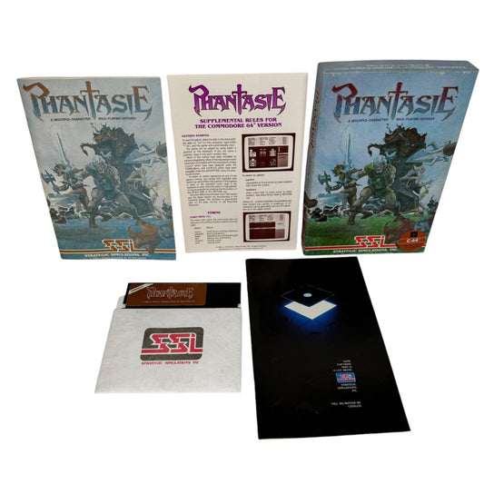 Phantasie Commodore 64/128 C64 RPG Odyssey Game SSI Complete CIB RPG Game