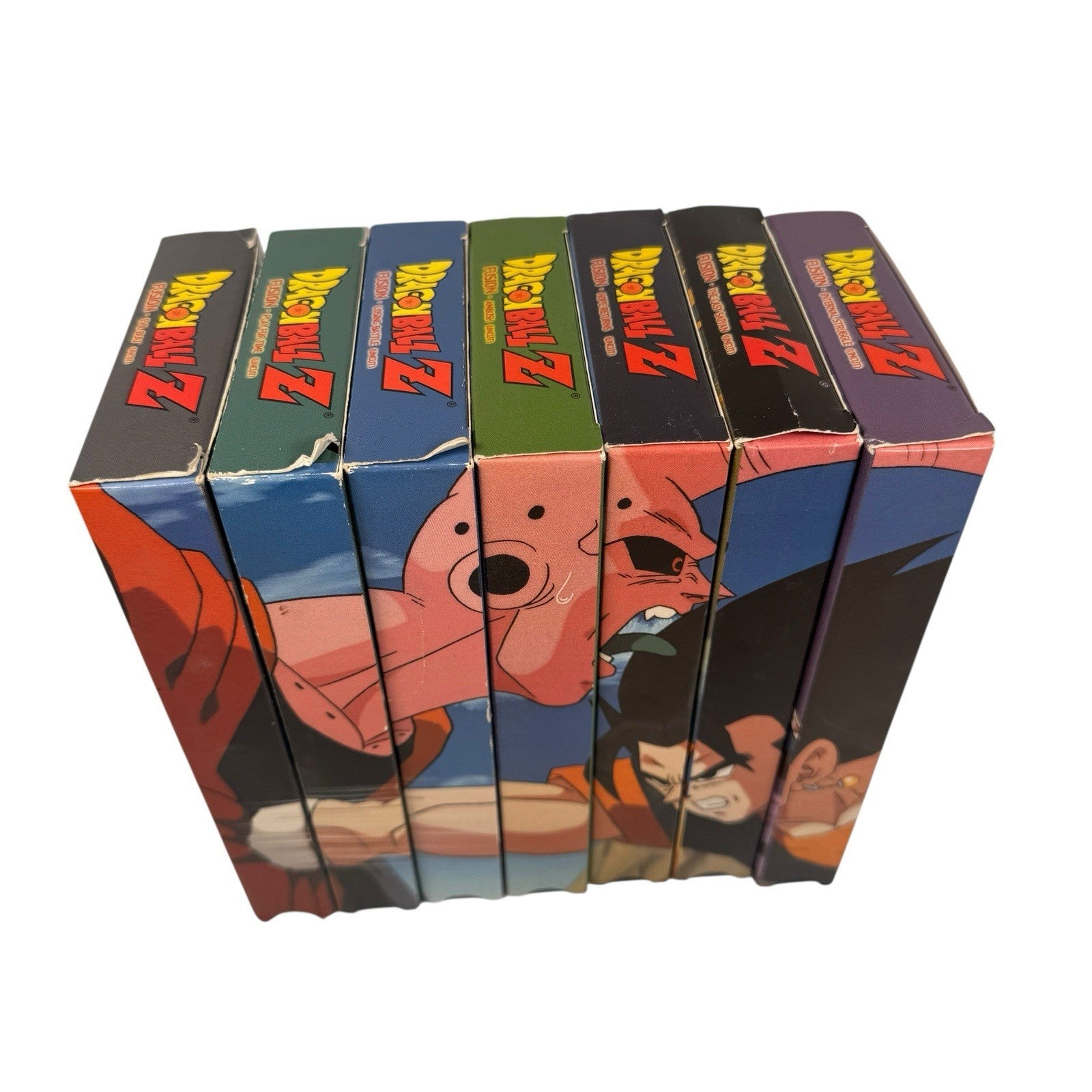 Dragon Ball Z FUSION Saga VHS Complete Set UNCUT Rare Collectible DBZ Tape