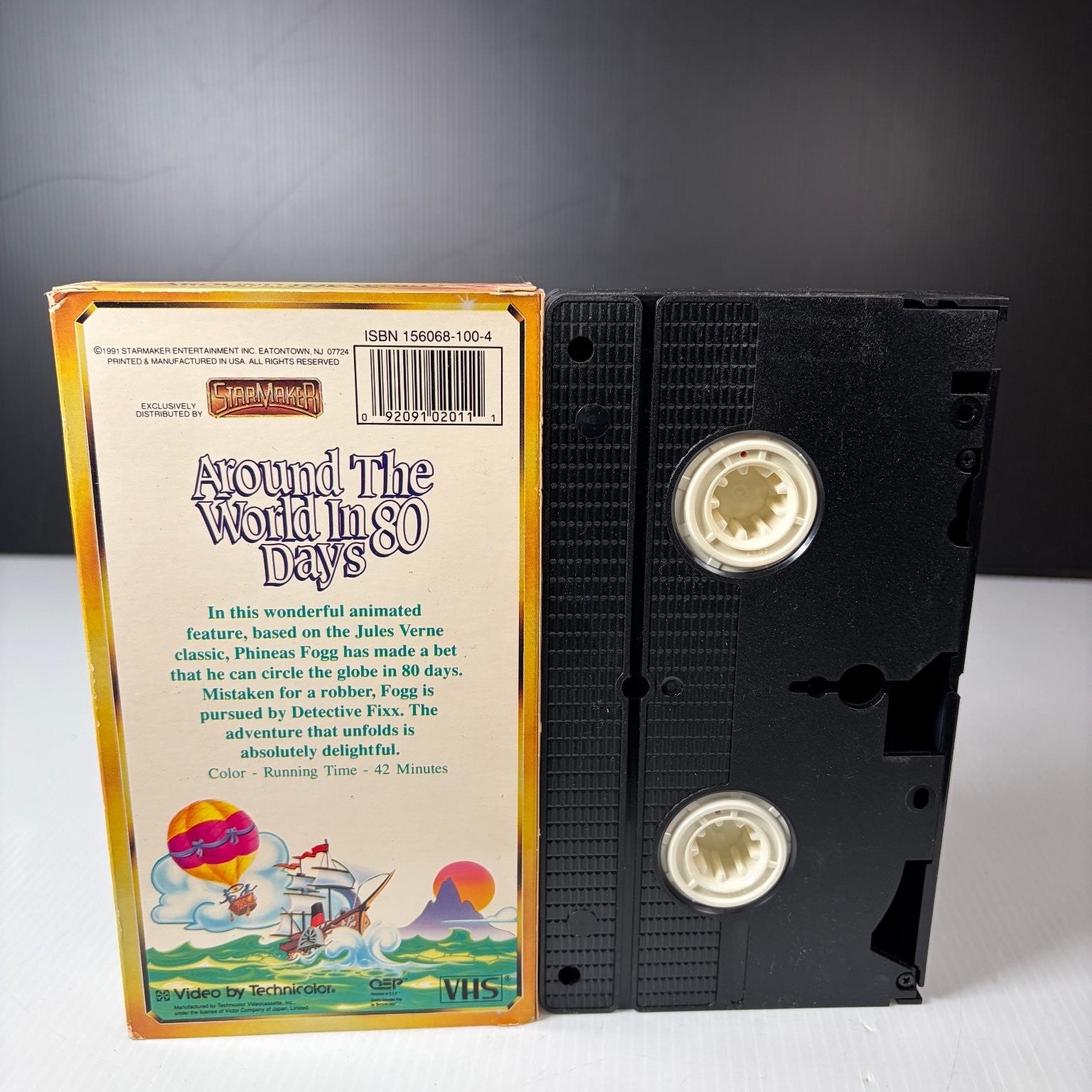 Around The World In 80 Days VHS 1991 Animated Family Starmaker