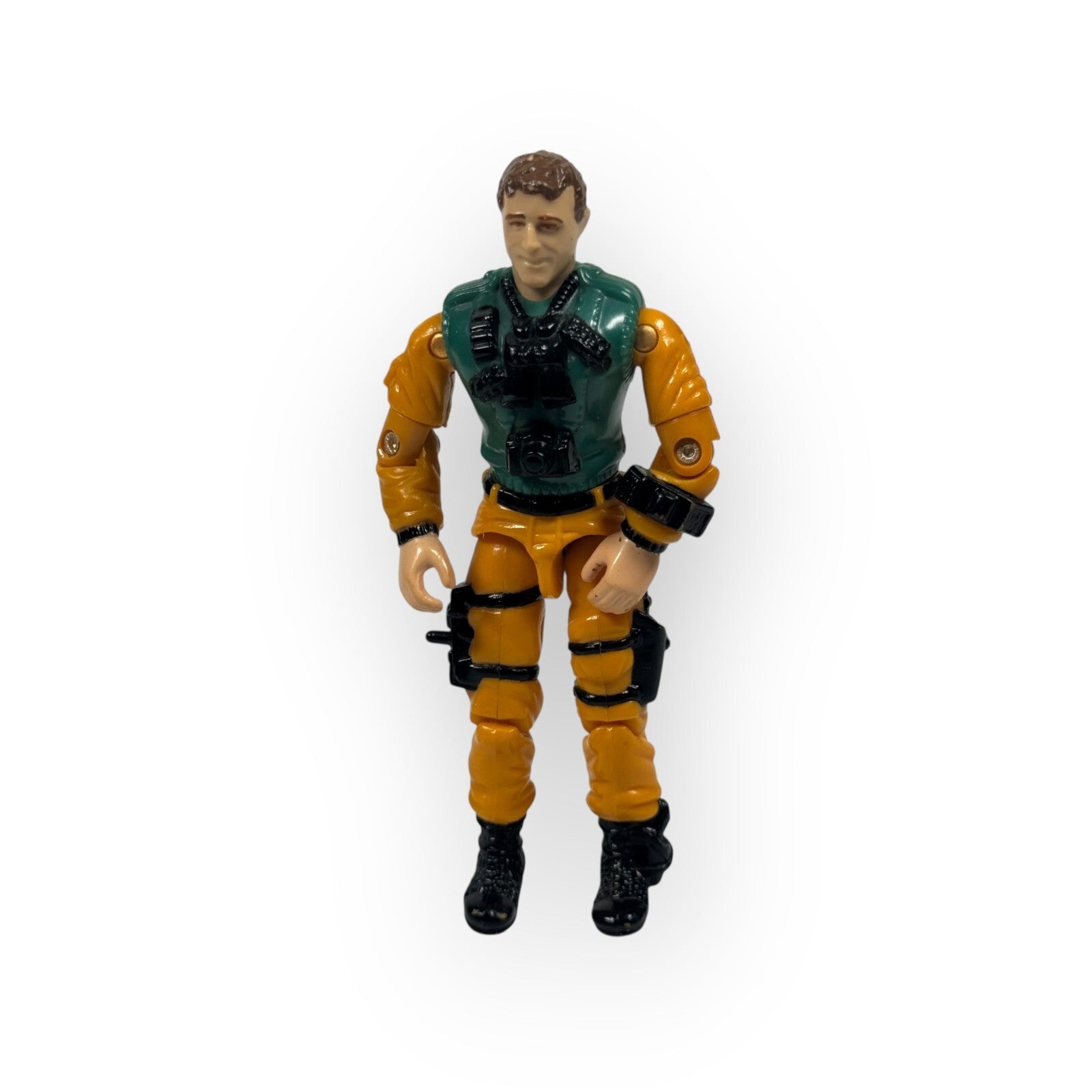 GI Joe 1989 Scoop V1 (Incomplete) w/ Backpack Hasbro Action Figure Vintage ARAH