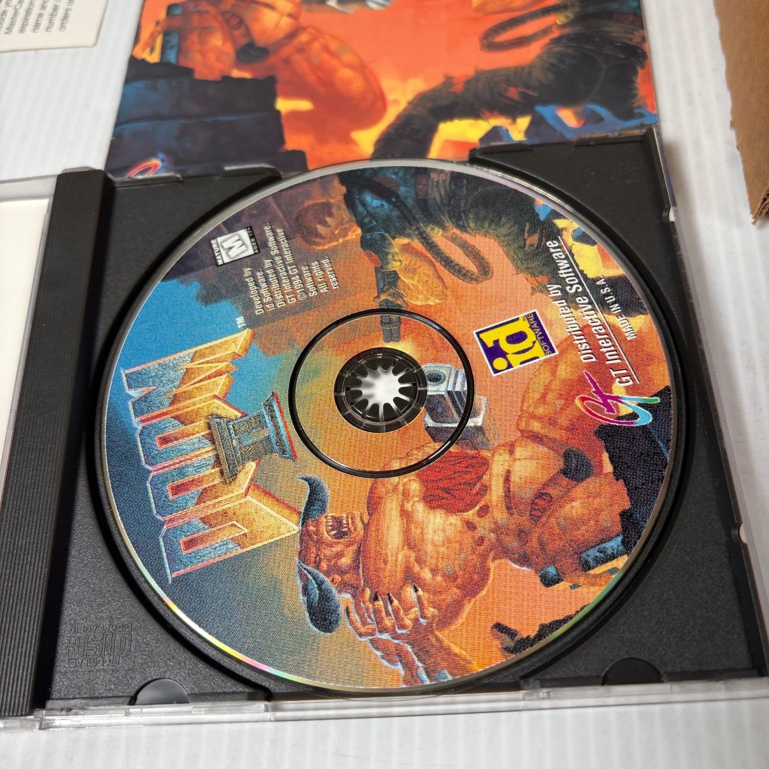 DOOM II: Hell on Earth Big Box PC Complete Video Game id Software FPS Windows 95