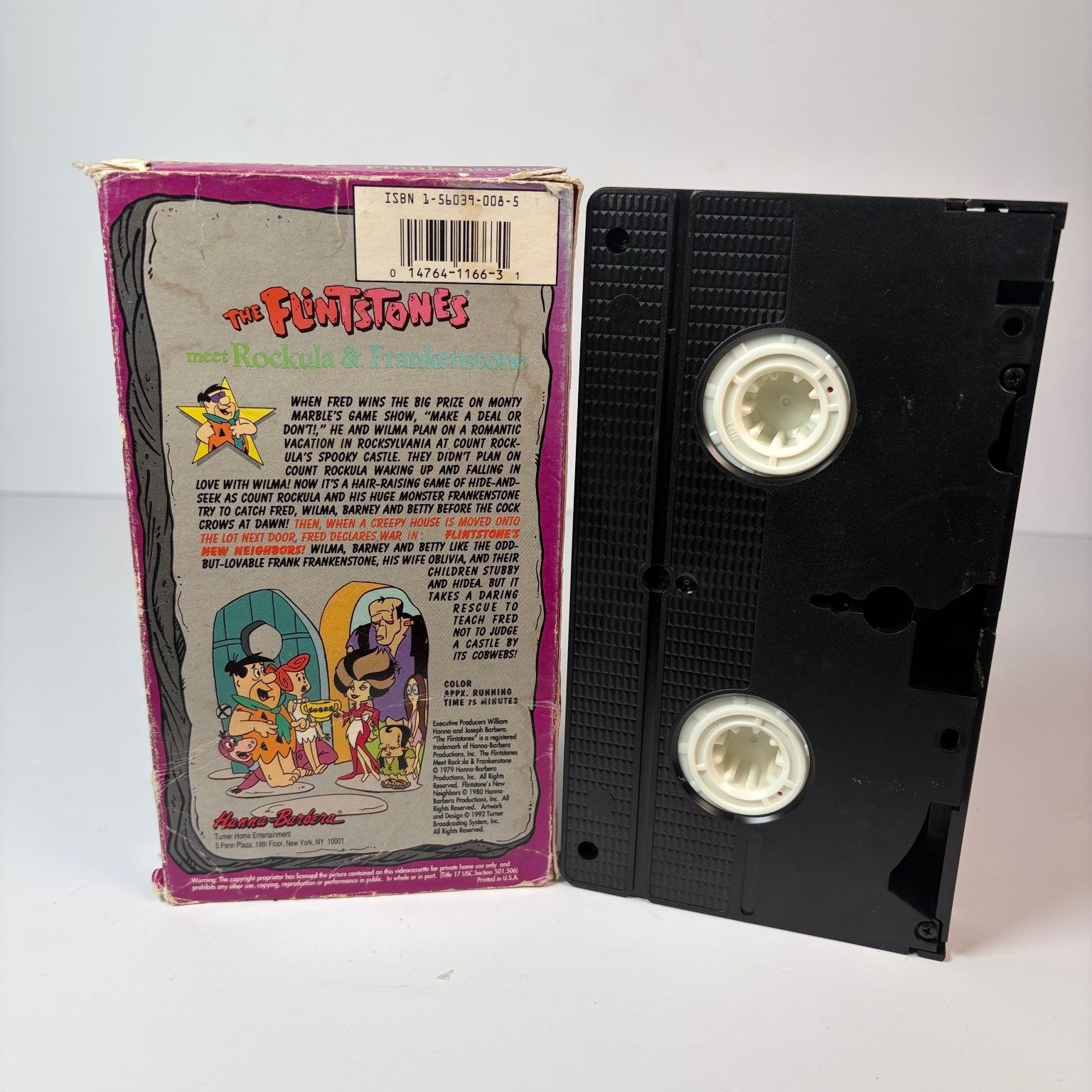 The Flintstones Meet Rockula & Frankenstone VHS 1979 Cartoon Hanna-Barbera