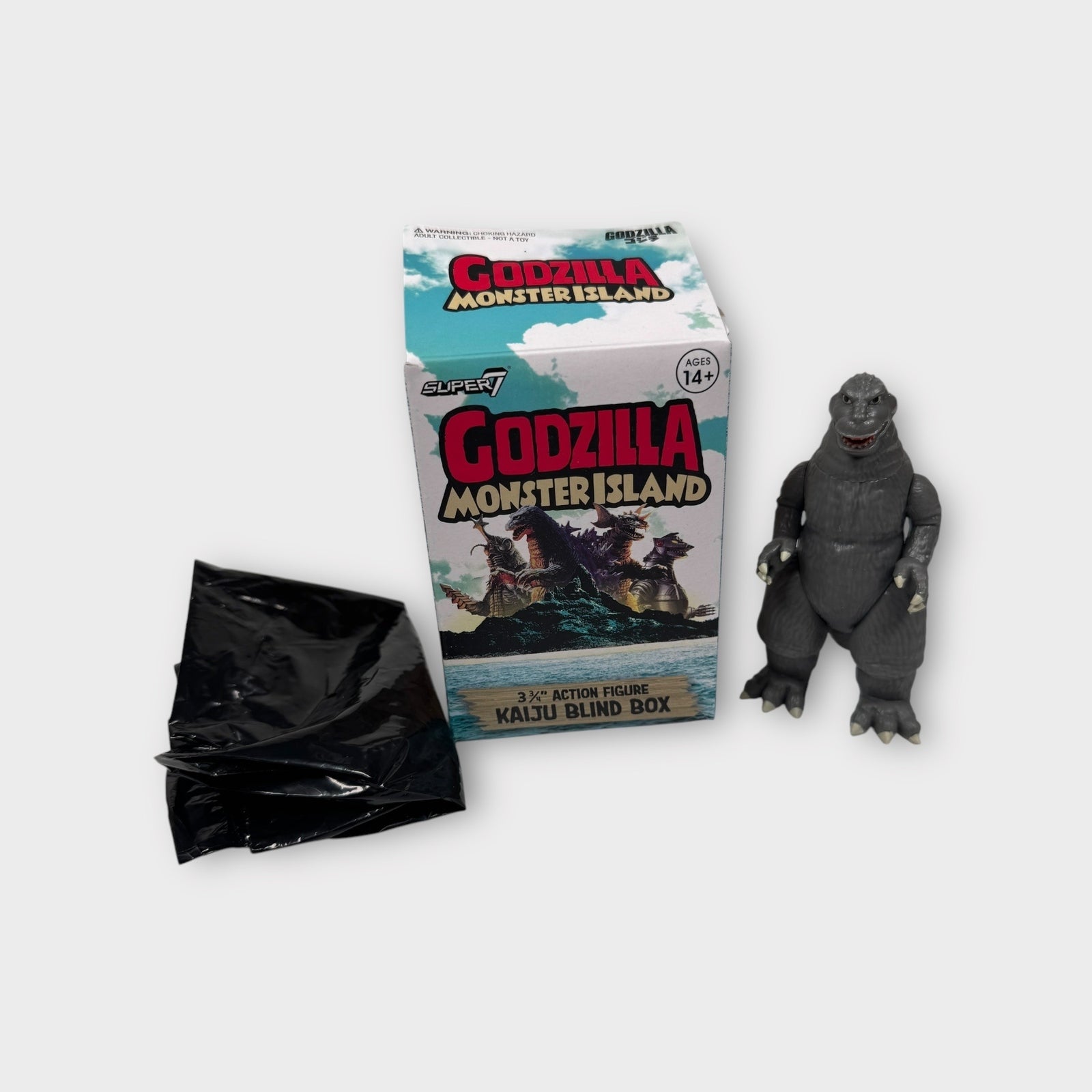 Super7 Godzilla '62 Monster Island Kaiju Blind Box 3" Action Figure