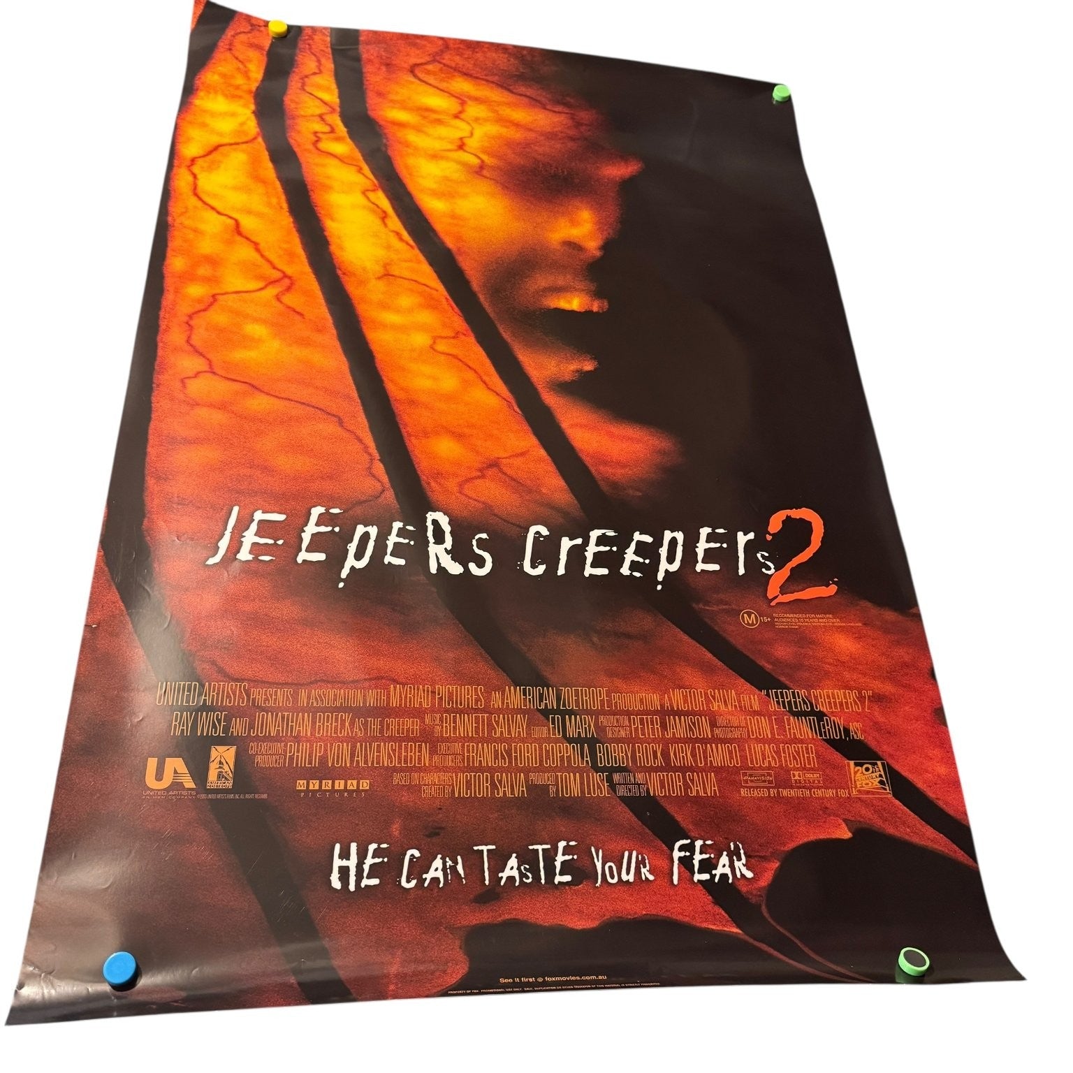 Jeepers Creepers 2 2003 40x27 Full Size One-Sheet Movie Poster USA Horror