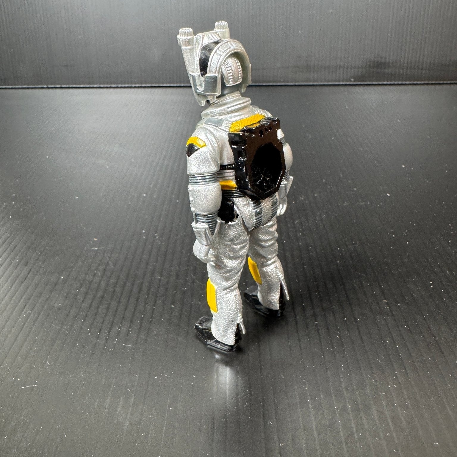 Vintage Robotix Lt. Denver from Wasp Play Set Silver Suit Action Figure