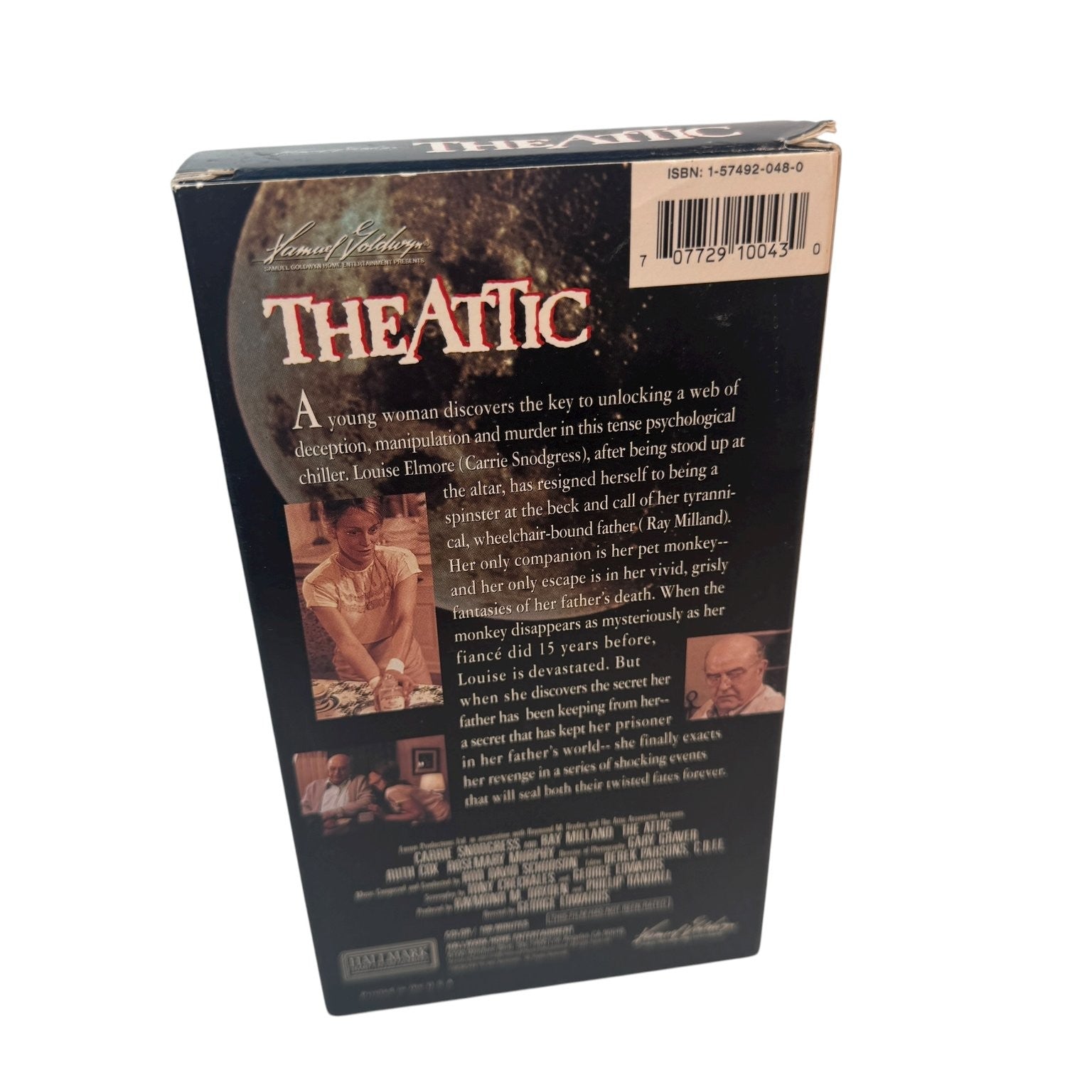 The Attic VHS 1980 Psychological Thriller Horror Carrie Snodgrass