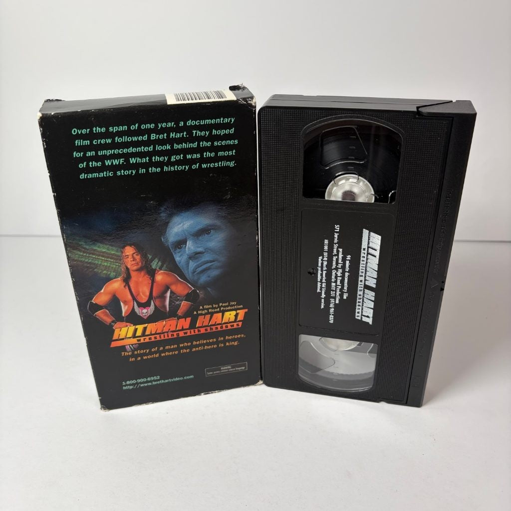 Hitman Hart Wrestling With Shadows VHS Bret Hart WWF Documentary Paul Jay 1998