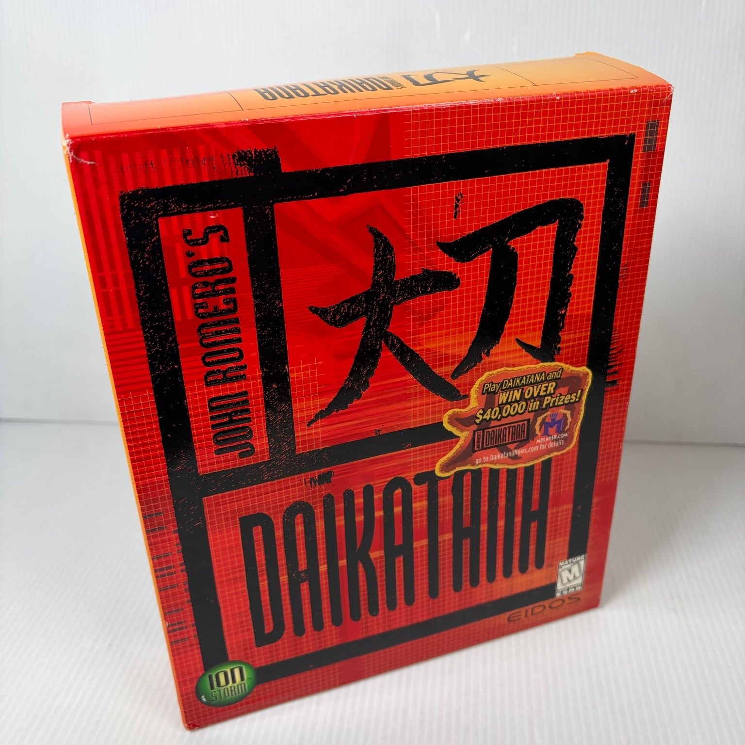 John Romero's Daikatana Big Box PC CD-ROM First Person Shooter Game Complete
