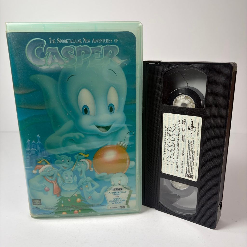 The Spooktacular New Adventures of Casper VHS Christmas Peril Three Ghosts Baby