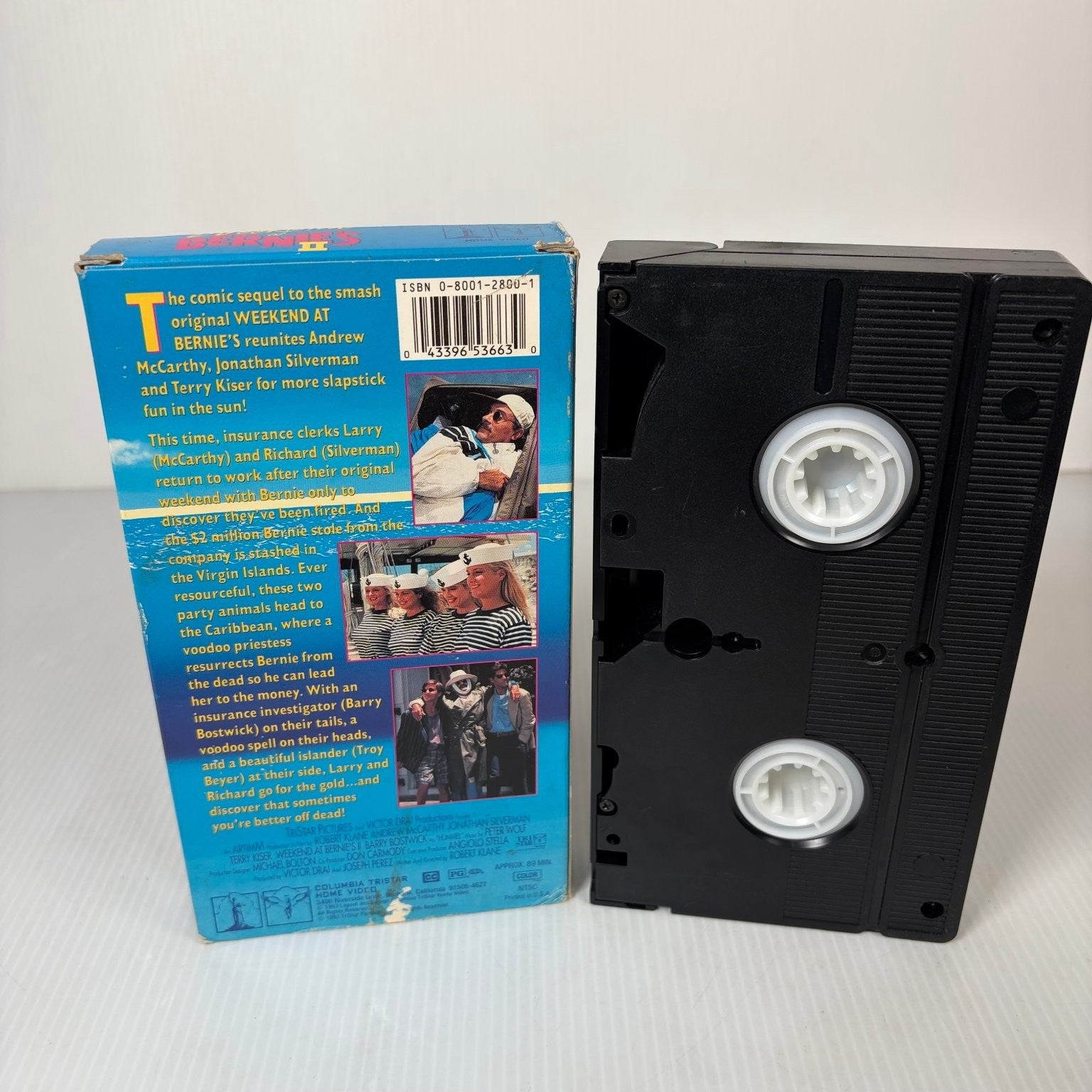 Weekend at Bernie's II VHS 1994 Comedy Slapstick Columbia TriStar PG