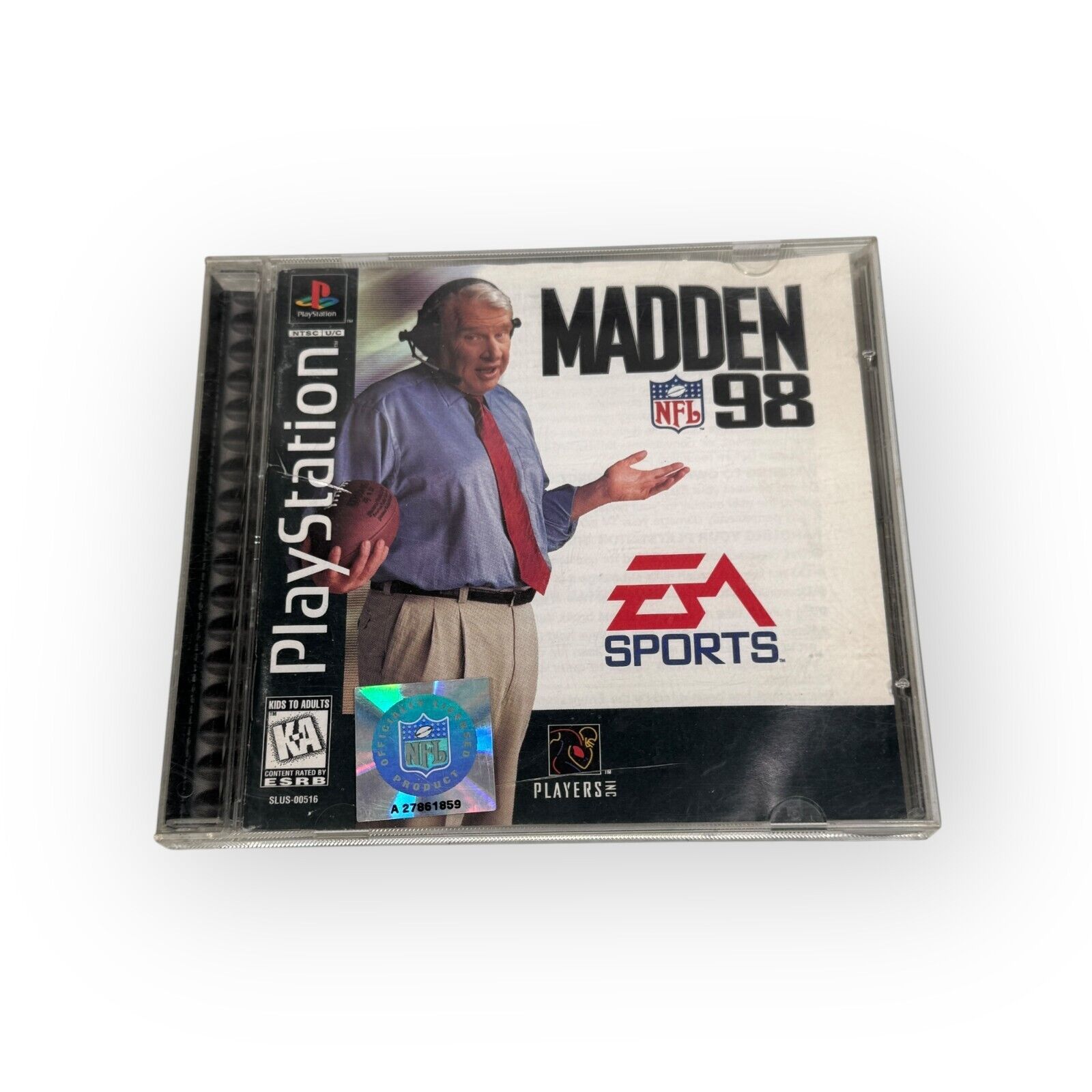 Madden NFL 97 Playstation 1 Football Game Complete CIB Black Label