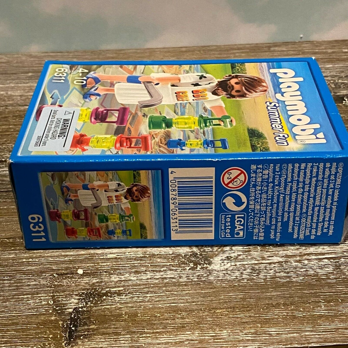 Playmobil 6311 Summer Fun BBQ Chef Board Game Geobra 2013 Sealed