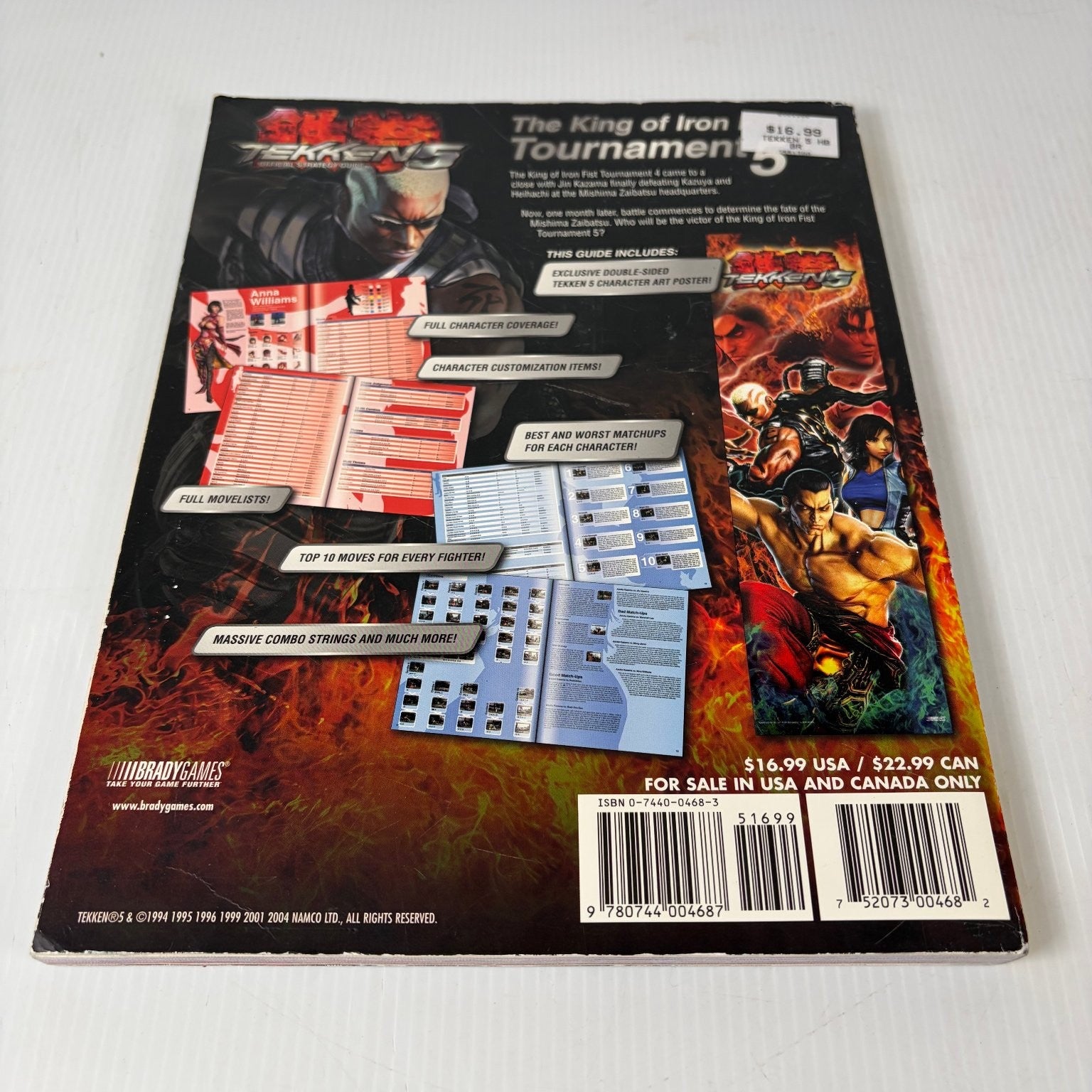 Tekken 5 PlayStation 2 Official Strategy Guide Signature Series BradyGames