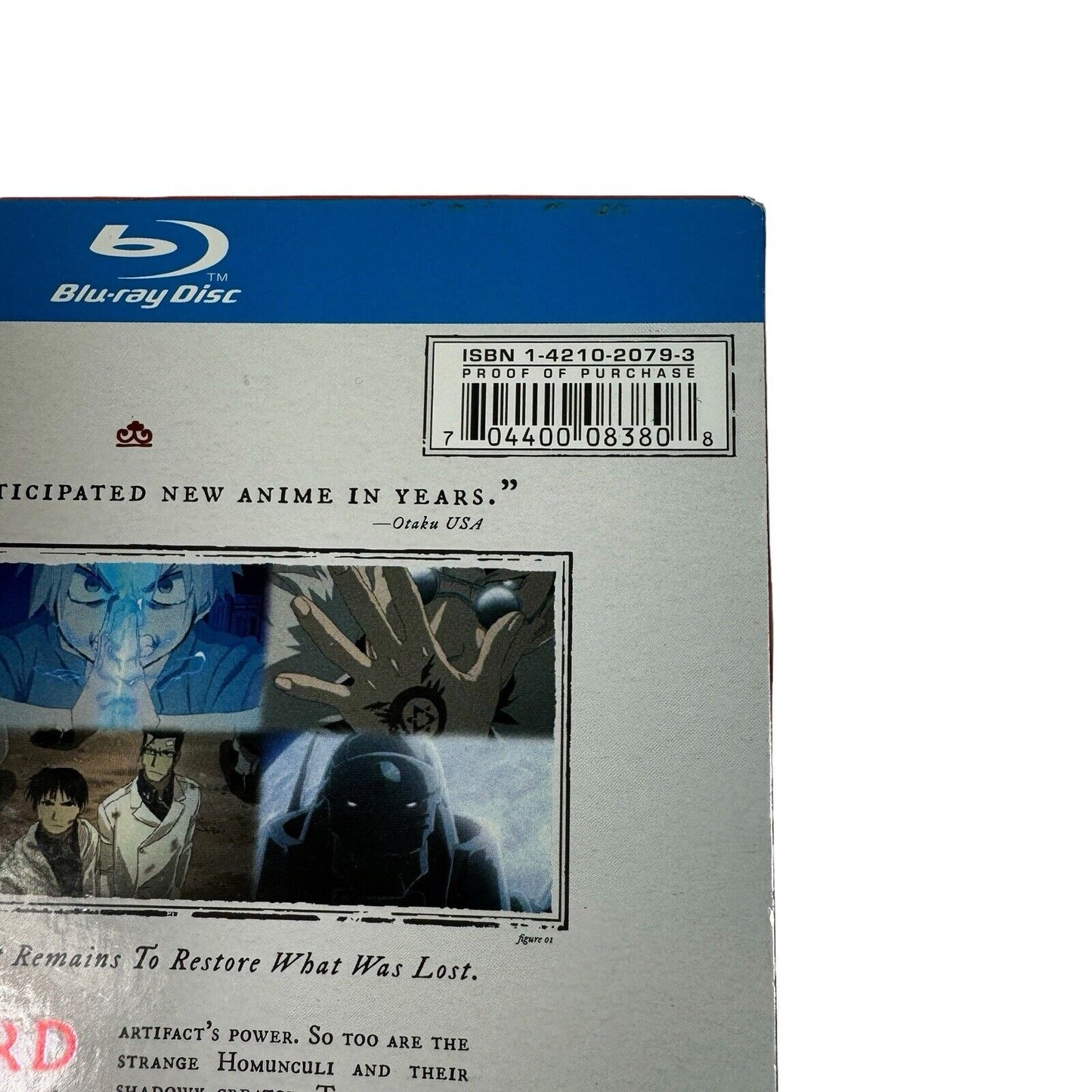 FULLMETAL ALCHEMIST BROTHERHOOD PART ONE - TESTED AND WORKING BLURAY DVD MOVIE