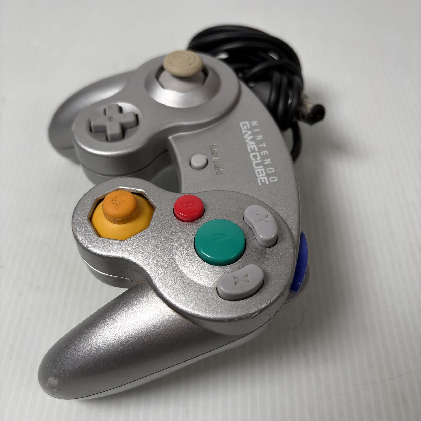 Nintendo GameCube Controller DOL-003 Silver Wired Original Official GC Accessory