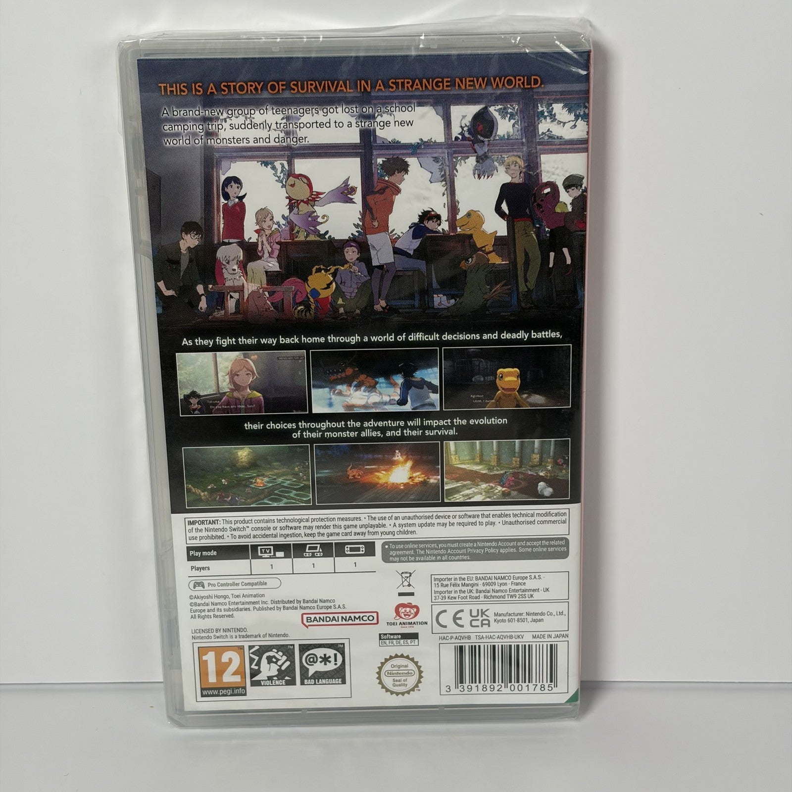 Digimon Survive Nintendo Switch PEGI 12 RPG Adventure Strategy