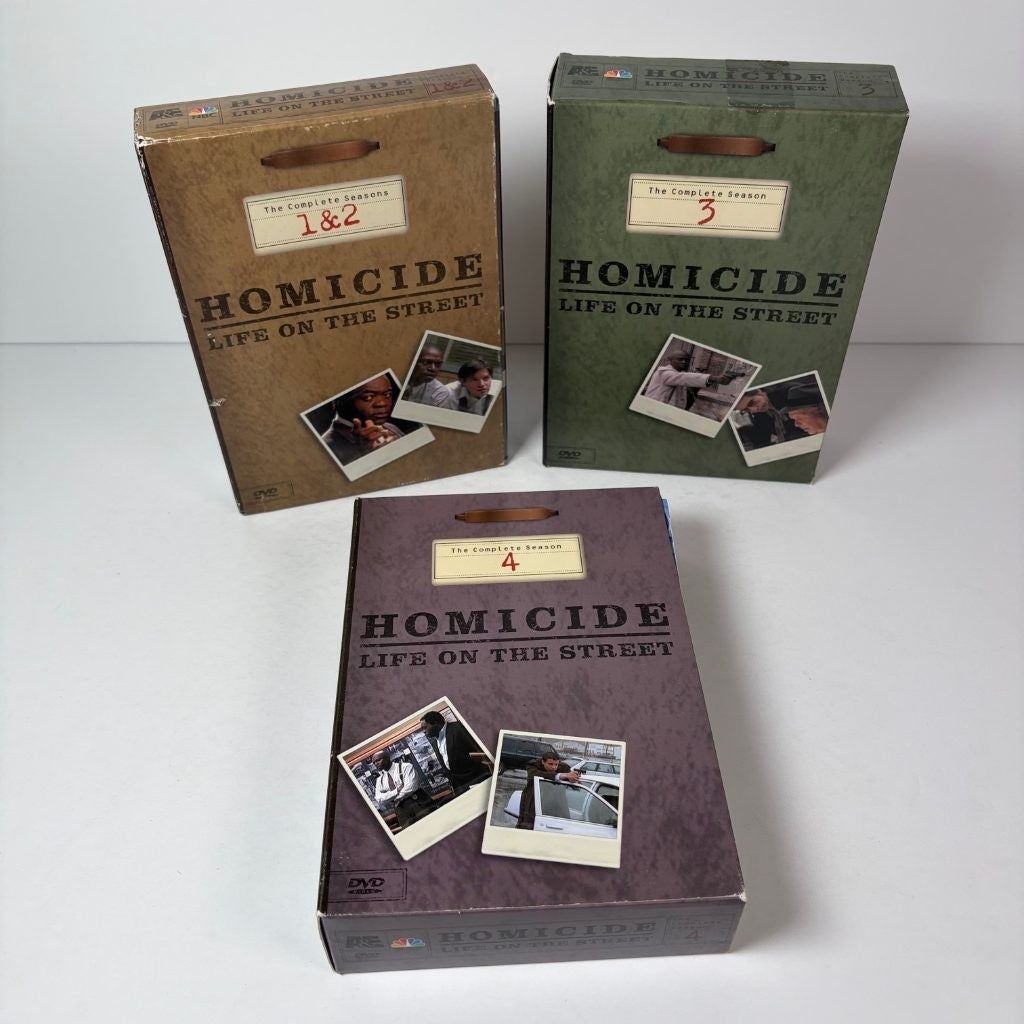 Homicide Life on the Street Seasons 1-4 1  2 3 4 DVD Box Set Lot A&E
