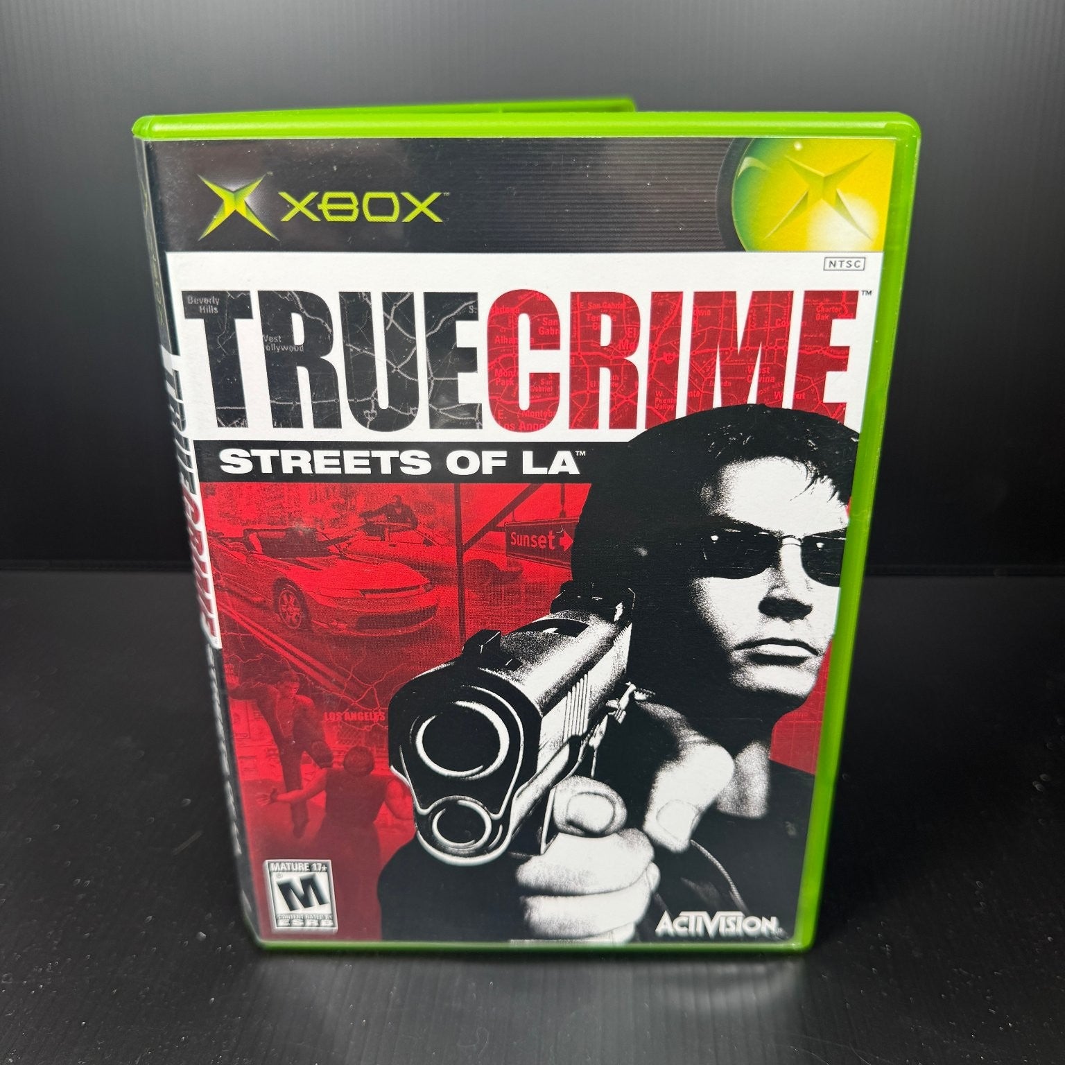 True Crime Streets of LA Xbox Complete CIB Video Game M Rated Action Shooter