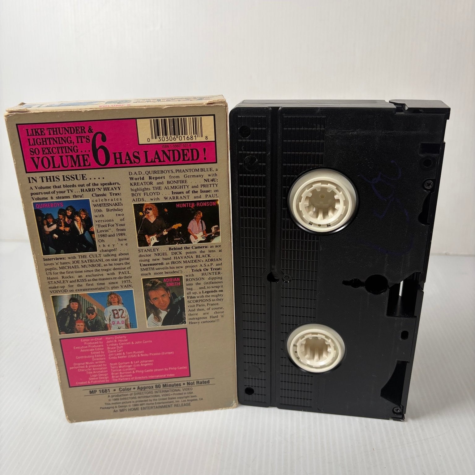 Hard N Heavy Vol 6 VHS 1989 Heavy Metal Music Video MPI