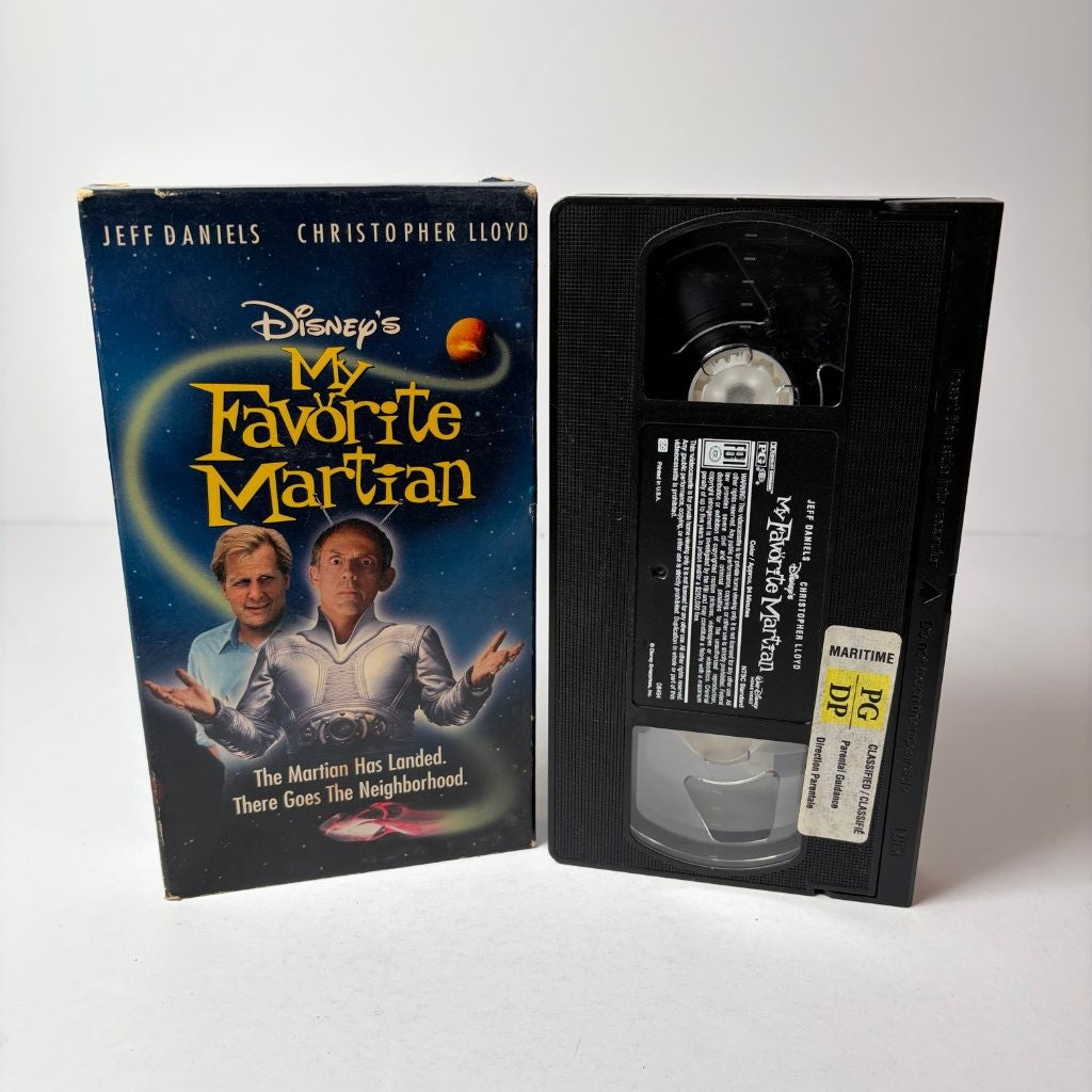 Disney's My Favorite Martian VHS Jeff Daniels Christopher Lloyd Comedy