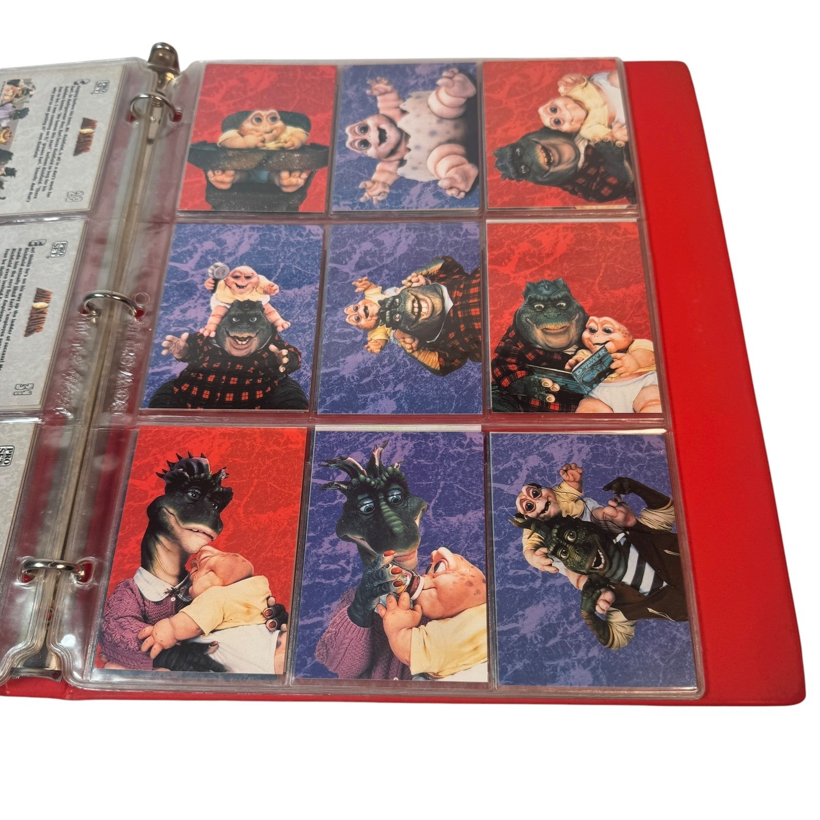 Vintage Dinosaurs TV Show Pro Set Trading Cards w/ Full Sticker & Trivia Sets