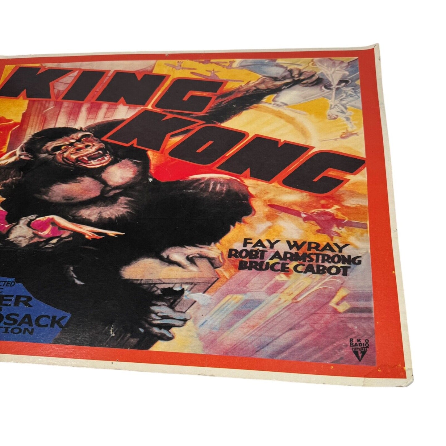 Vintage 1998 King Kong Lobby Card Poster Fay Wray Movie Memories 22" x 17"