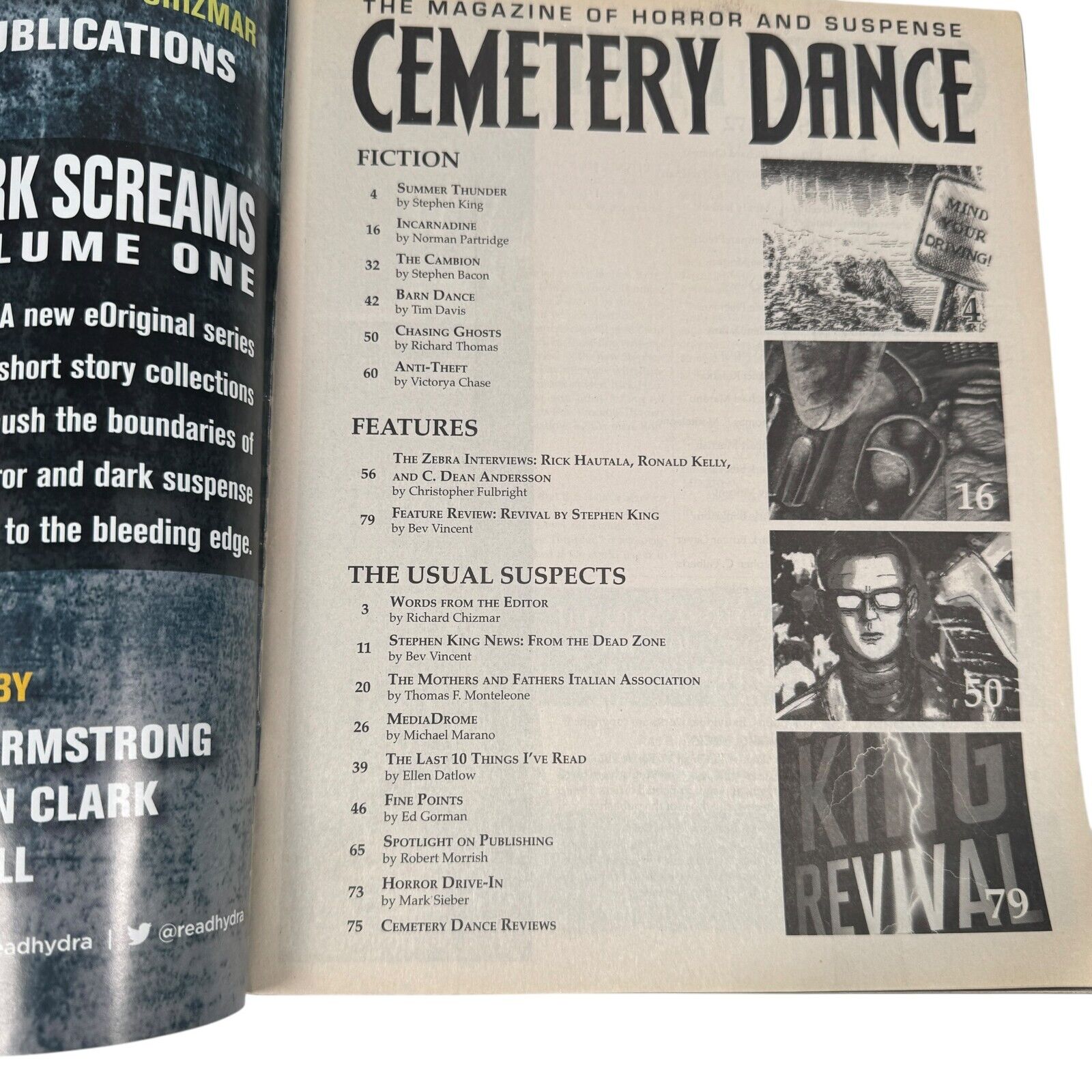 Cemetery Dance Magazine January 2015 #72 Norman Partridge No Label VG