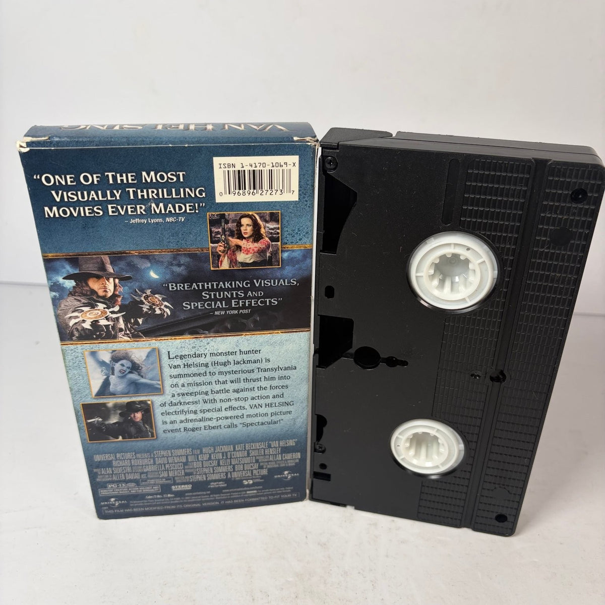 Van Helsing VHS 2004 Action Horror Fantasy Universal Hugh Jackman