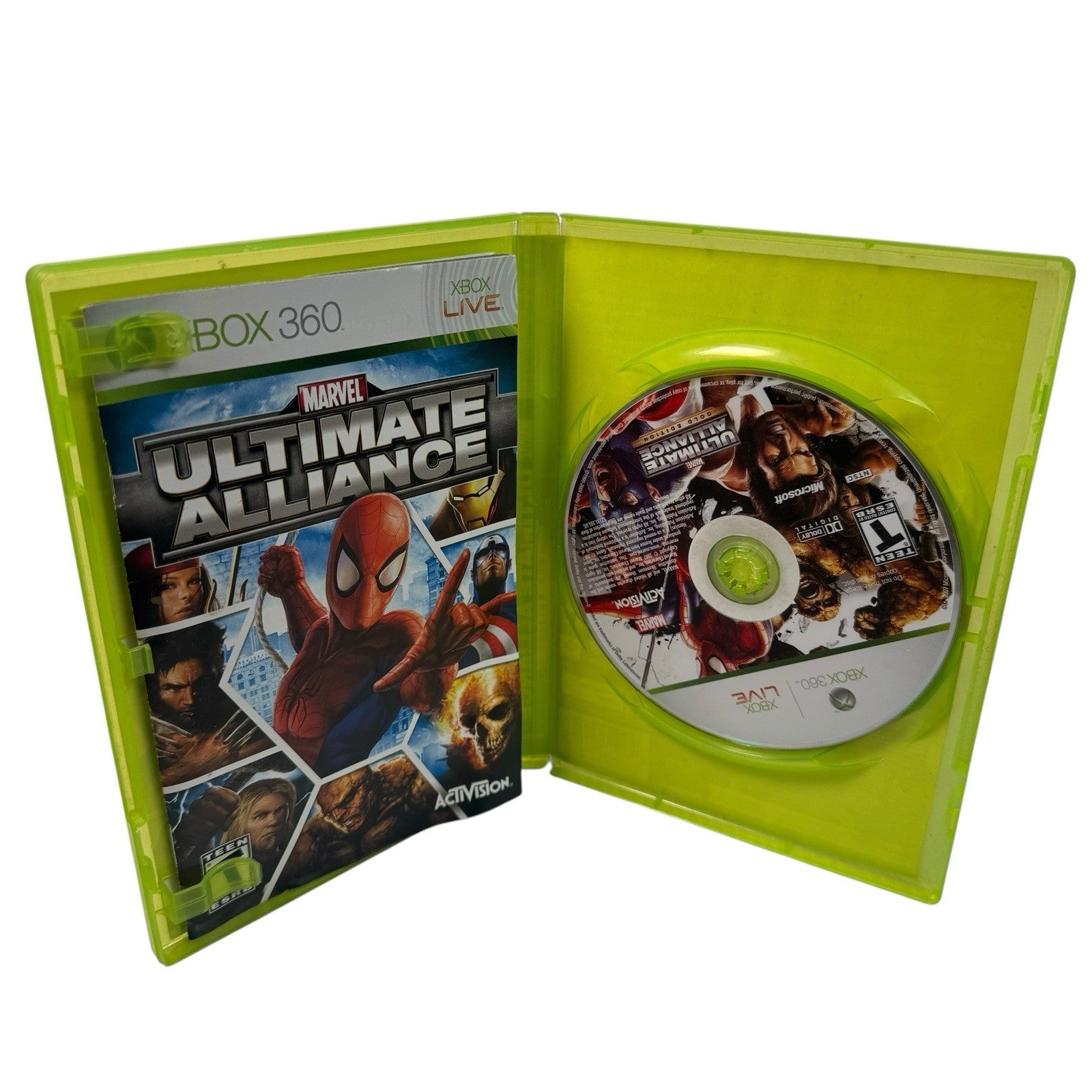 Marvel Ultimate Alliance Gold Edition Complete CIB Xbox 360