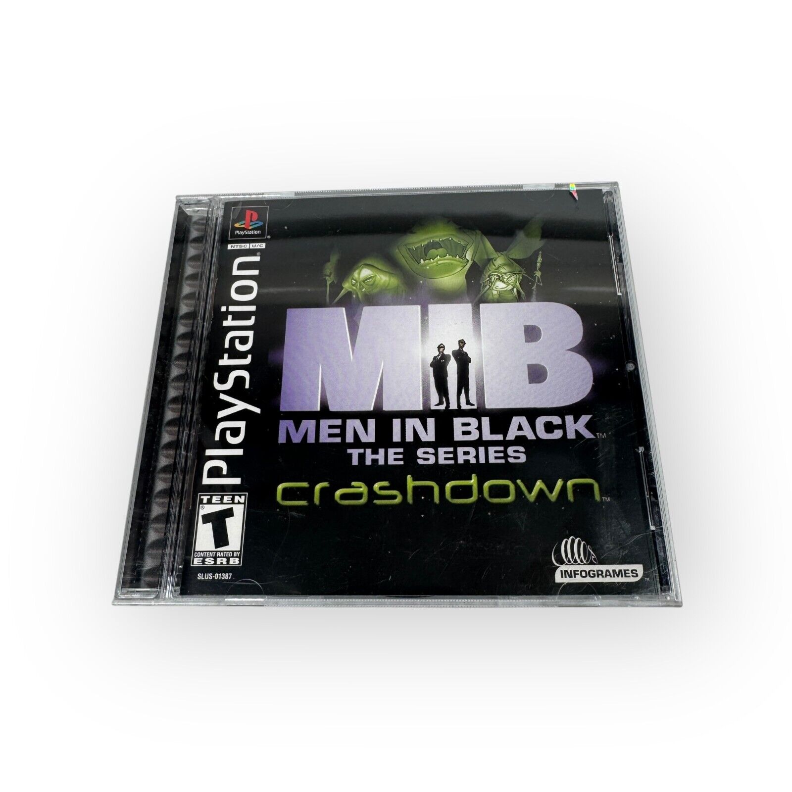 Men in Black the Series: Crashdown Playstation 1 CIB Complete Black Label PS1