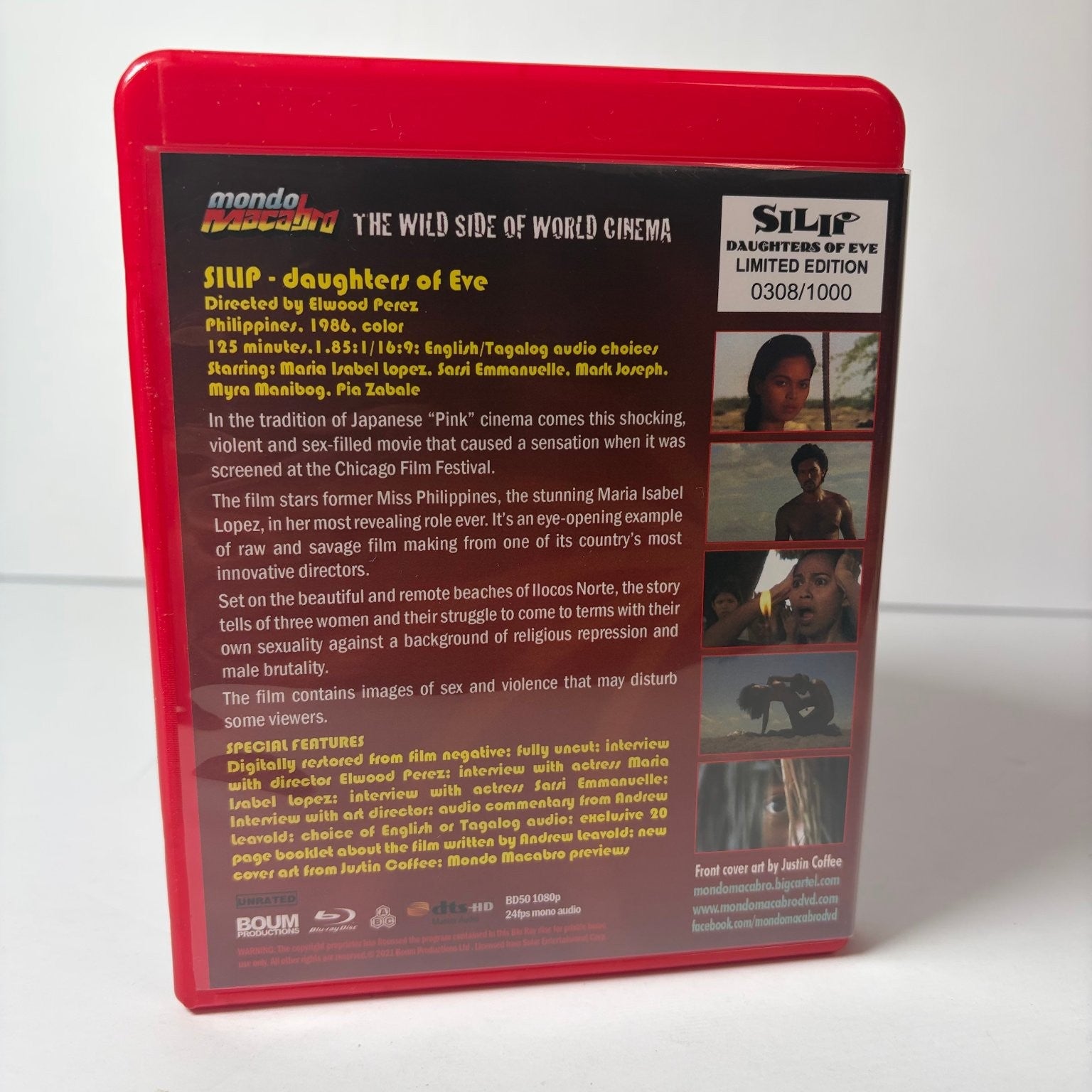 Silip Daughters of Eve Blu-ray Mondo Macabro Limited Edition 0308/1000 OOP Rare