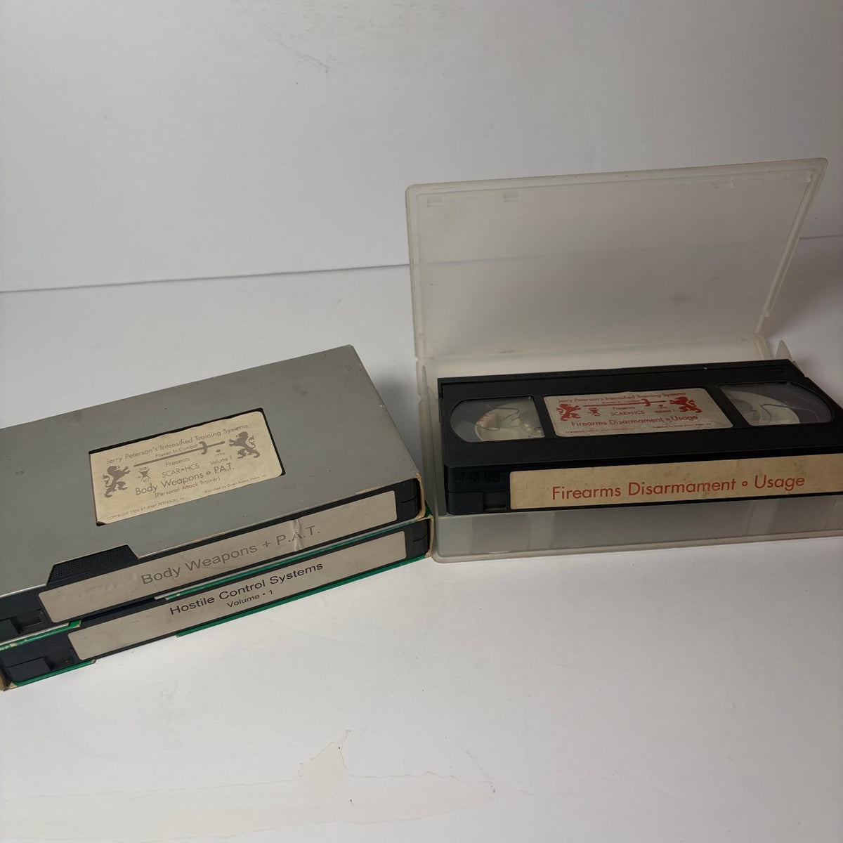 Jerry Peterson's SCARS + HCS Intensified Training Systems VHS Lot of 3