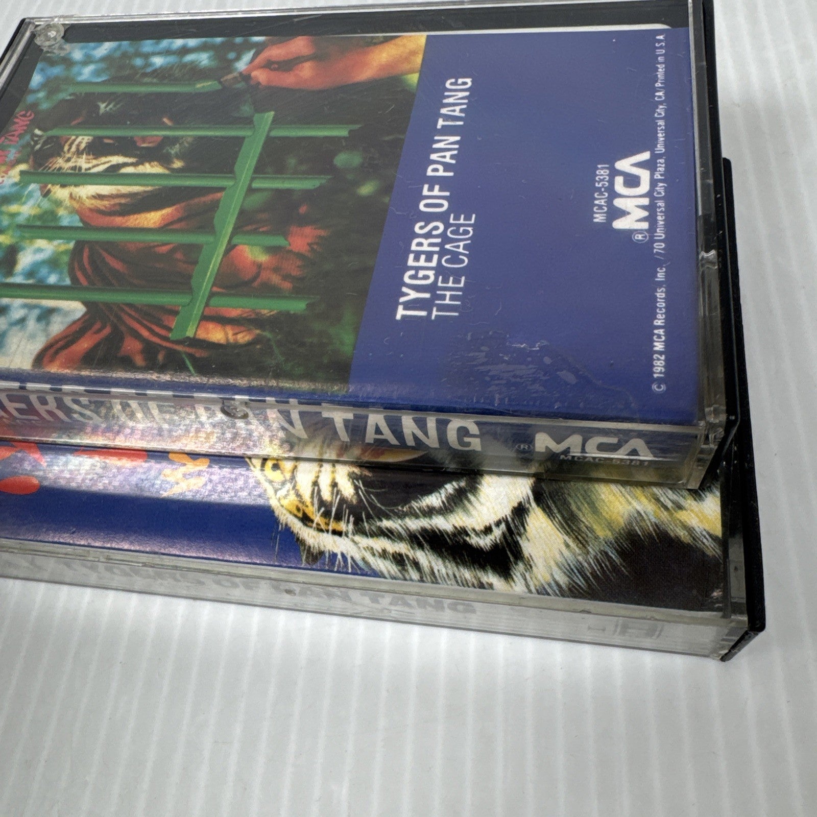 Tygers Of Pan Tang Cassette Lot Of 2 Wild Cat & The Cage Vintage 1980s Metal