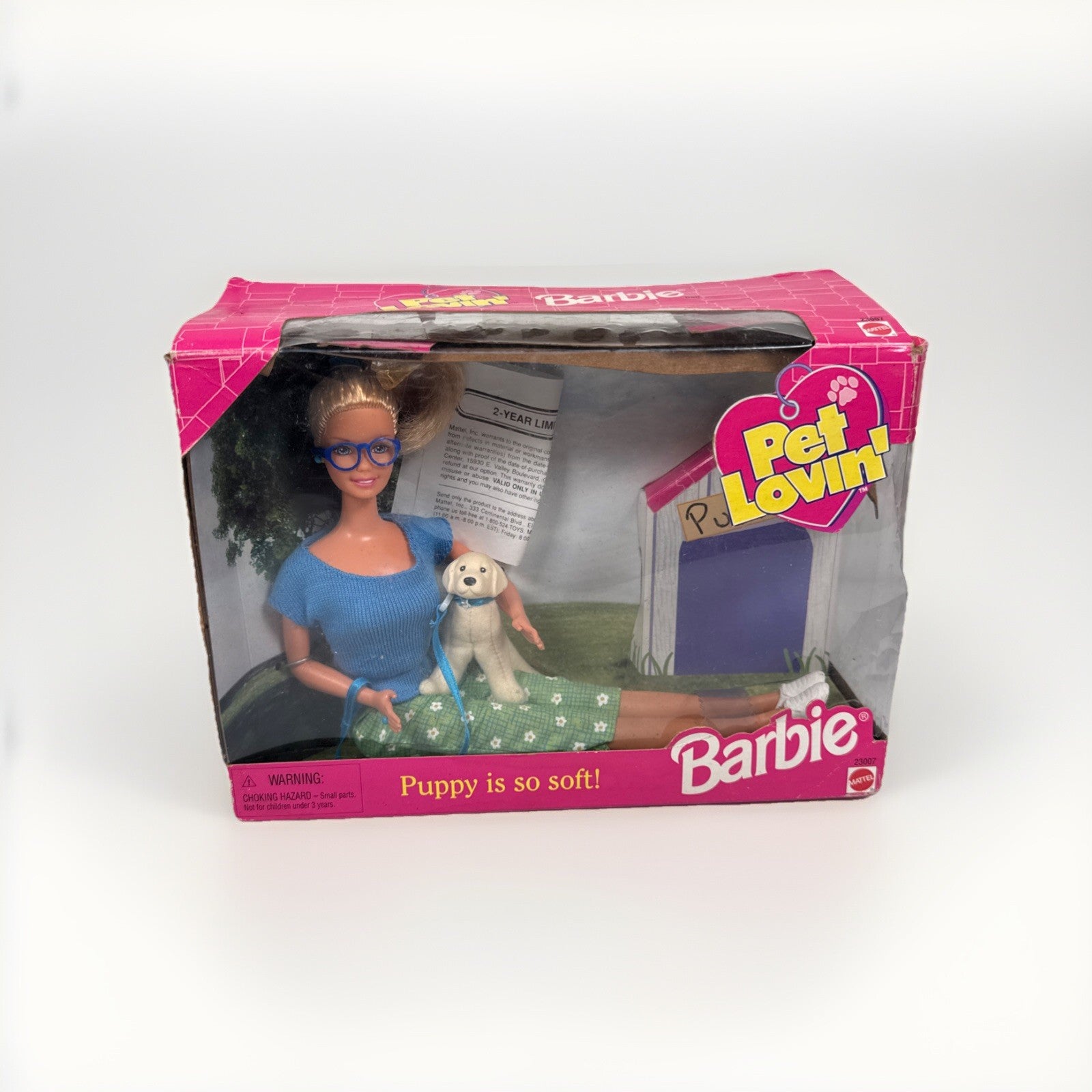 1998 Pet Lovin' Barbie Doll Mattel #23007 Open Box Figure