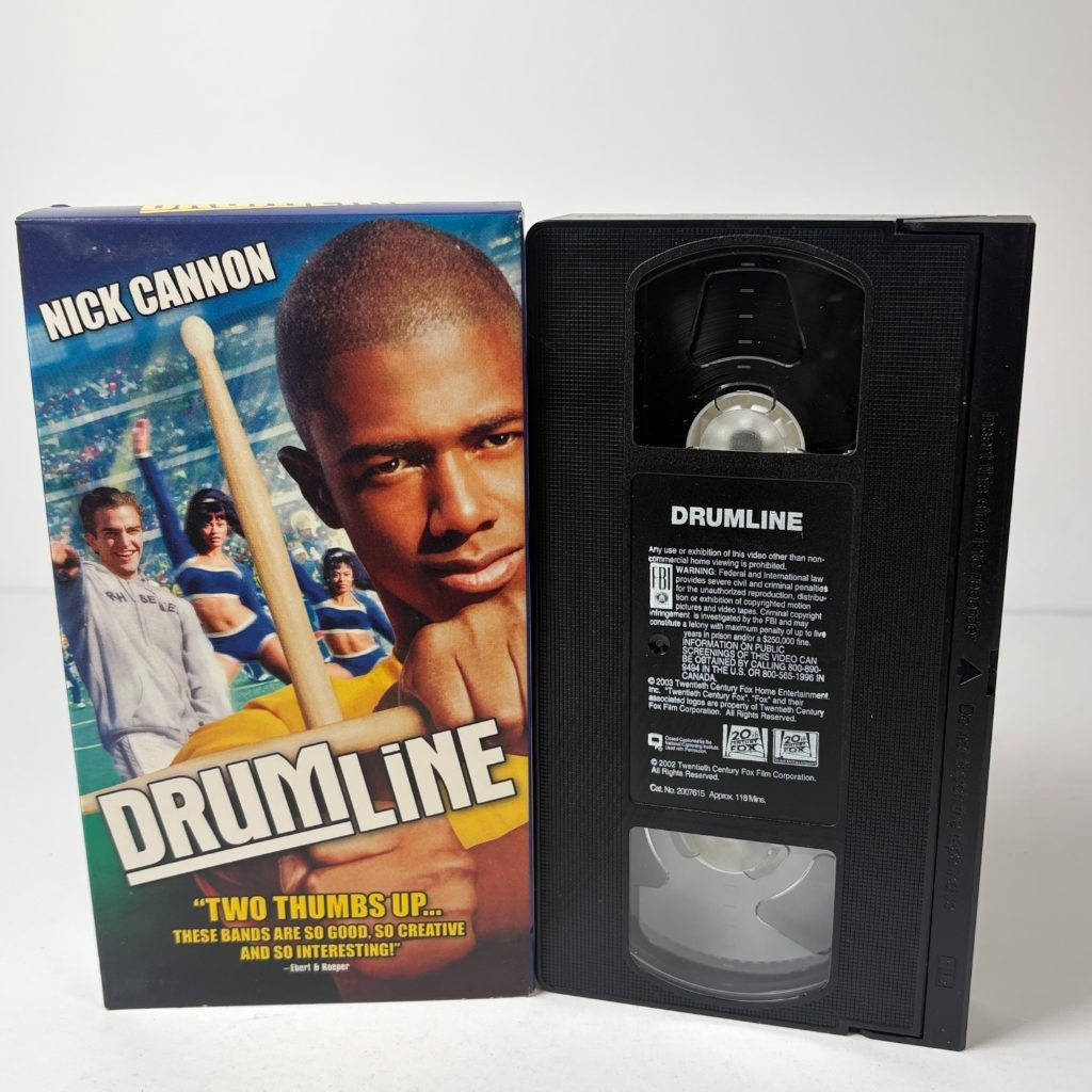Drumline VHS 2003 Nick Cannon Zoe Saldana Orlando Jones 20th Century Fox
