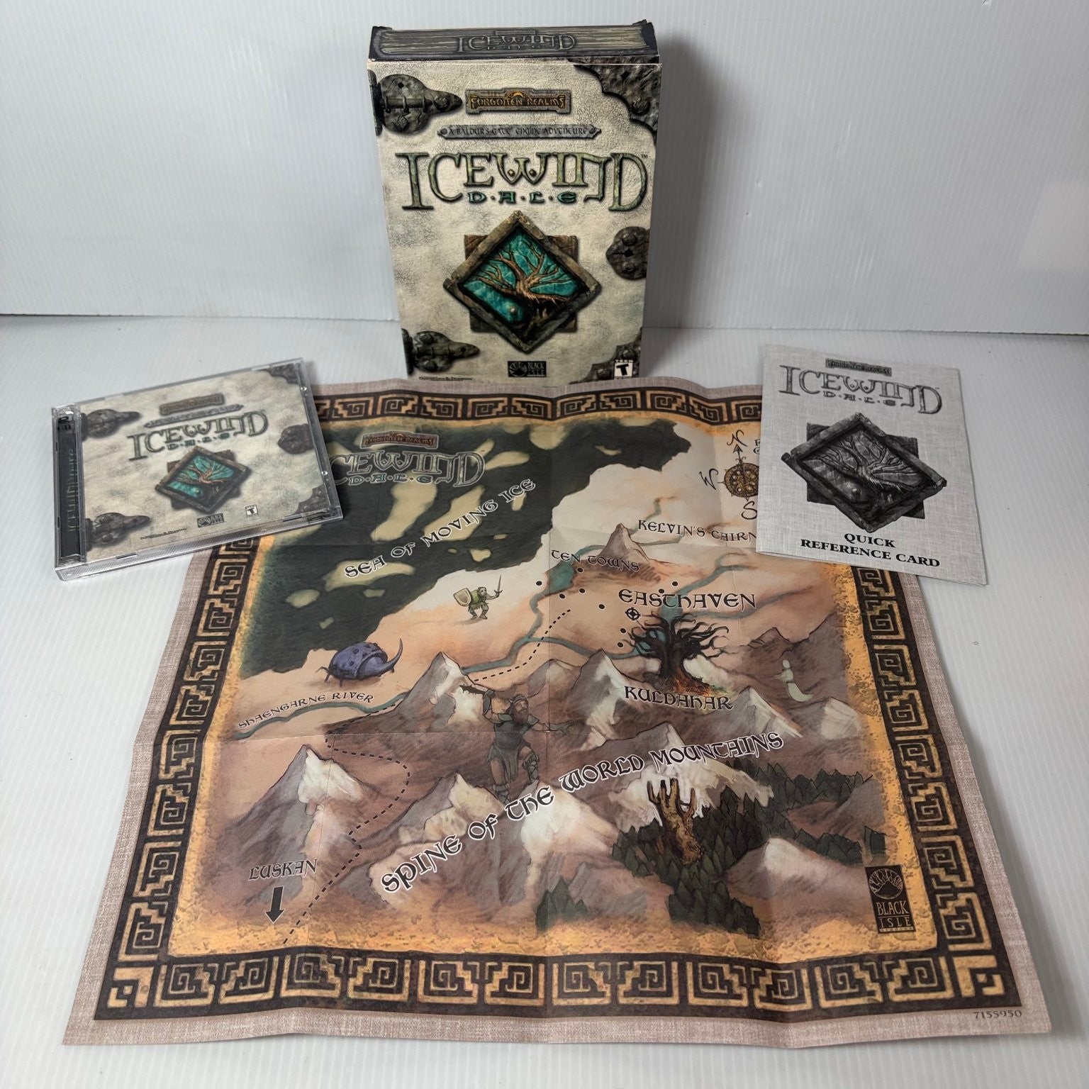 Icewind Dale PC Video Game Big Box RPG Interplay D&D Complete with Map