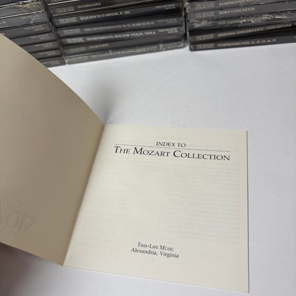 The Mozart Collection Time-Life Music 45 CD Lot with 1st Index Booklet