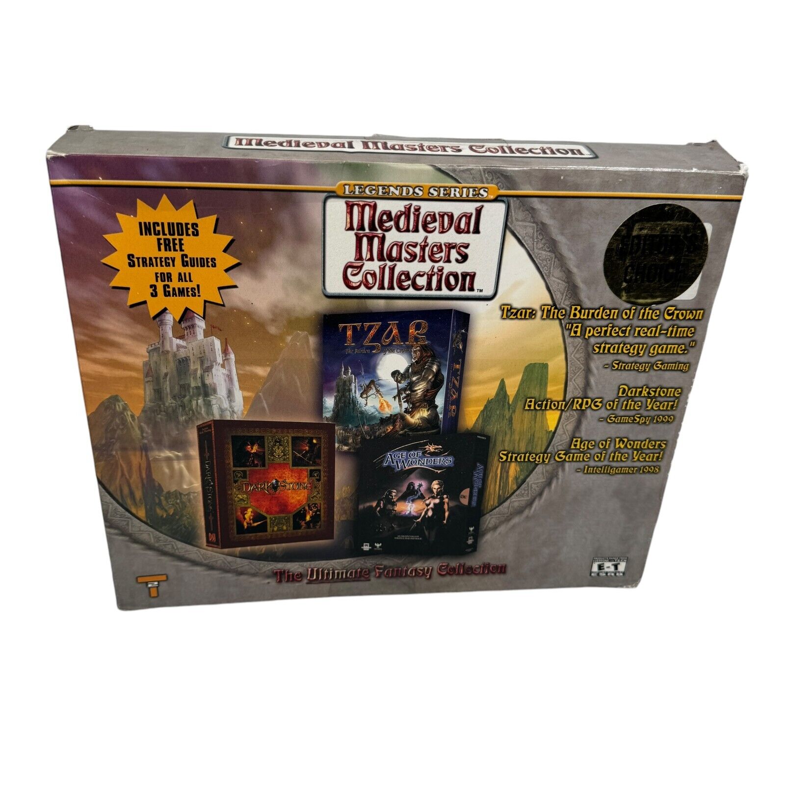 T2 Medieval Masters Collection Big Box PC Game Tzar Darkstone Age of Wonders