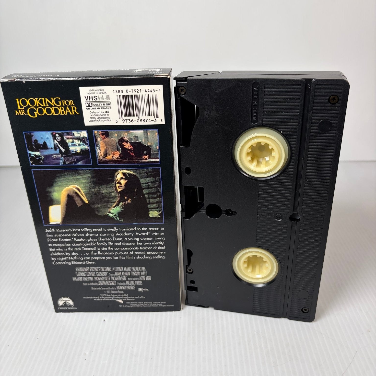 Looking for Mr. Goodbar VHS 1977 Drama Diane Keaton Richard Gere Paramount