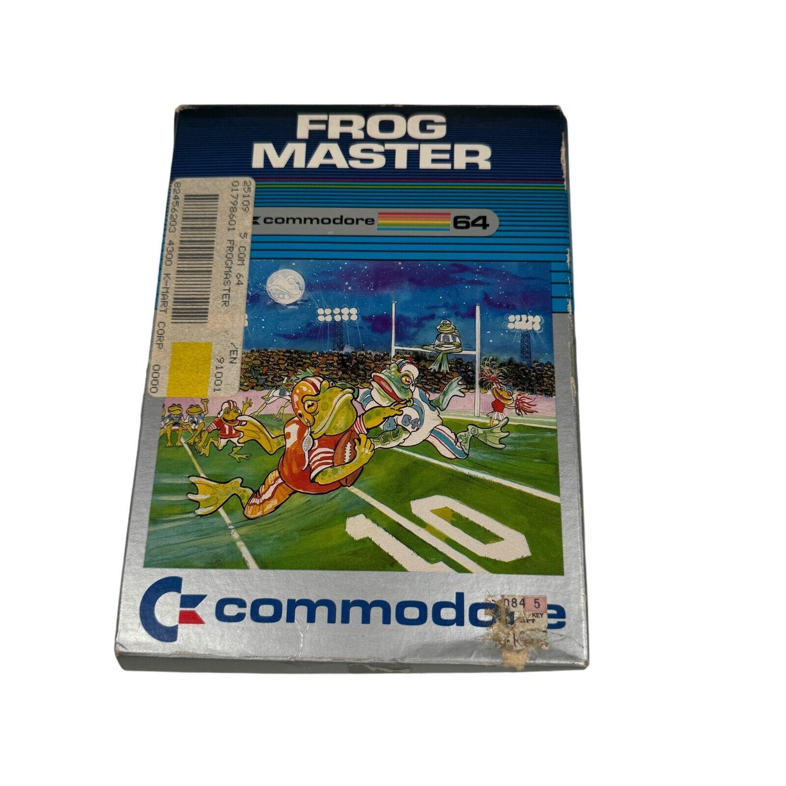 Frog Master Commodore 64 Cartridge Game Complete in Box CIB 1983