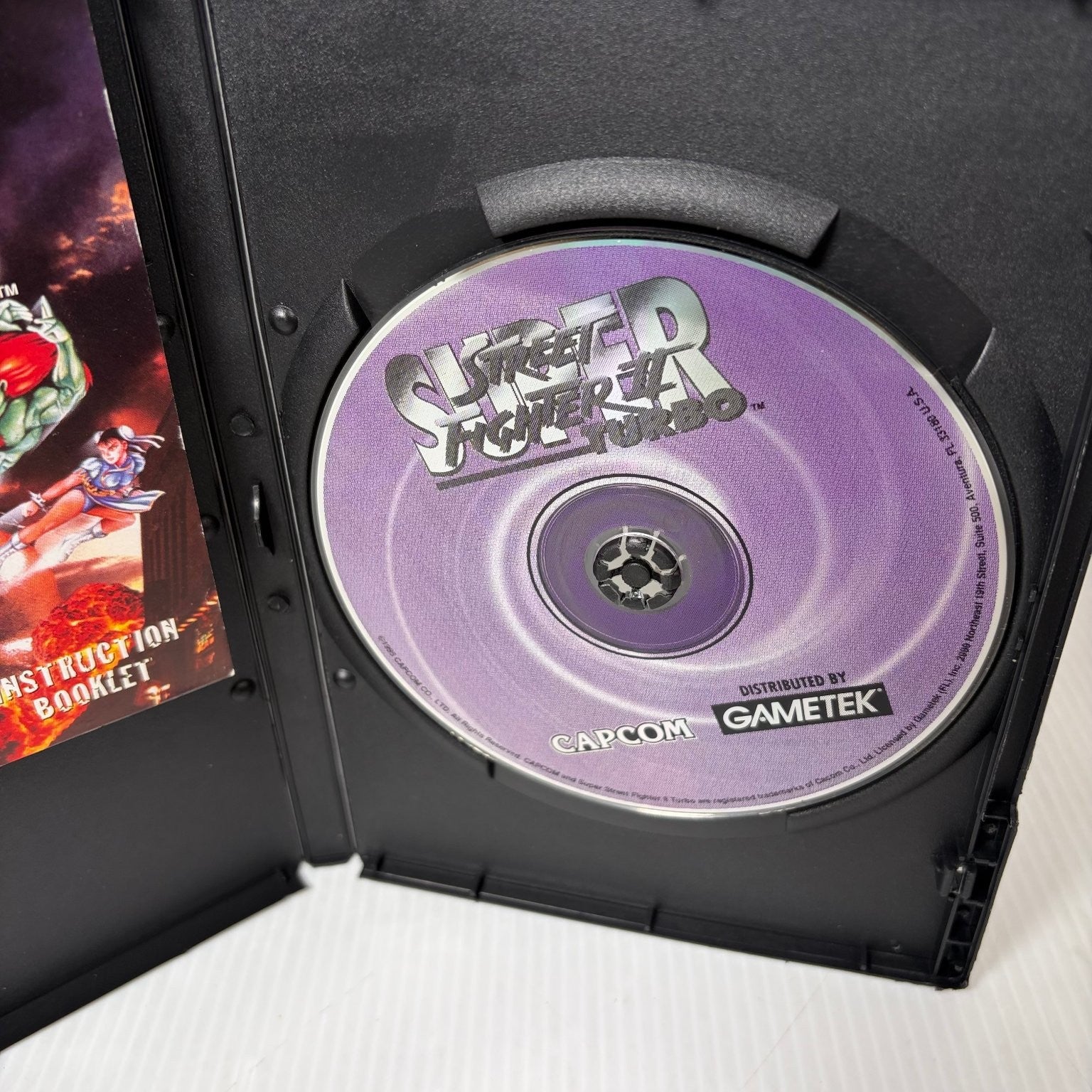 Super Street Fighter II Turbo PC Multiplayer Game Arcade CD-ROM Disc & Manual