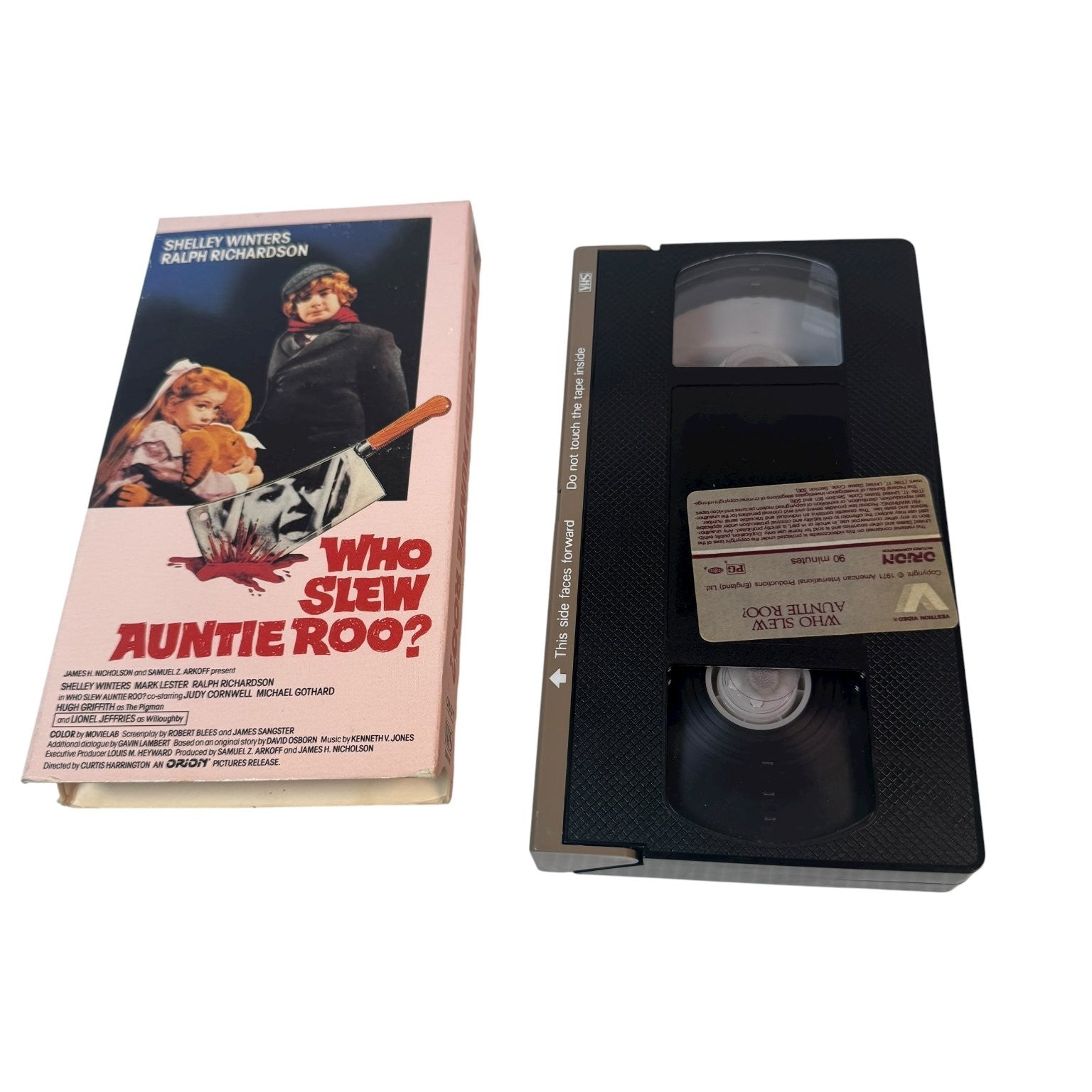 Who Slew Auntie Roo? VHS 1971 Mystery Thriller Original Release Orion