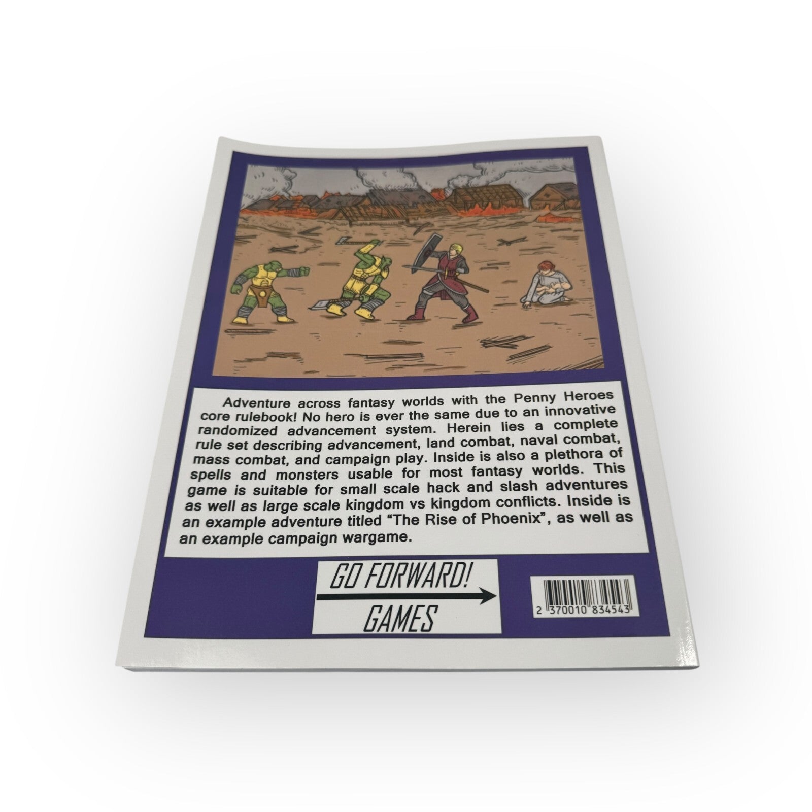 Penny Heroes Fantasy Wargaming and Roleplaying Core Rulebook Kickstarter RPG