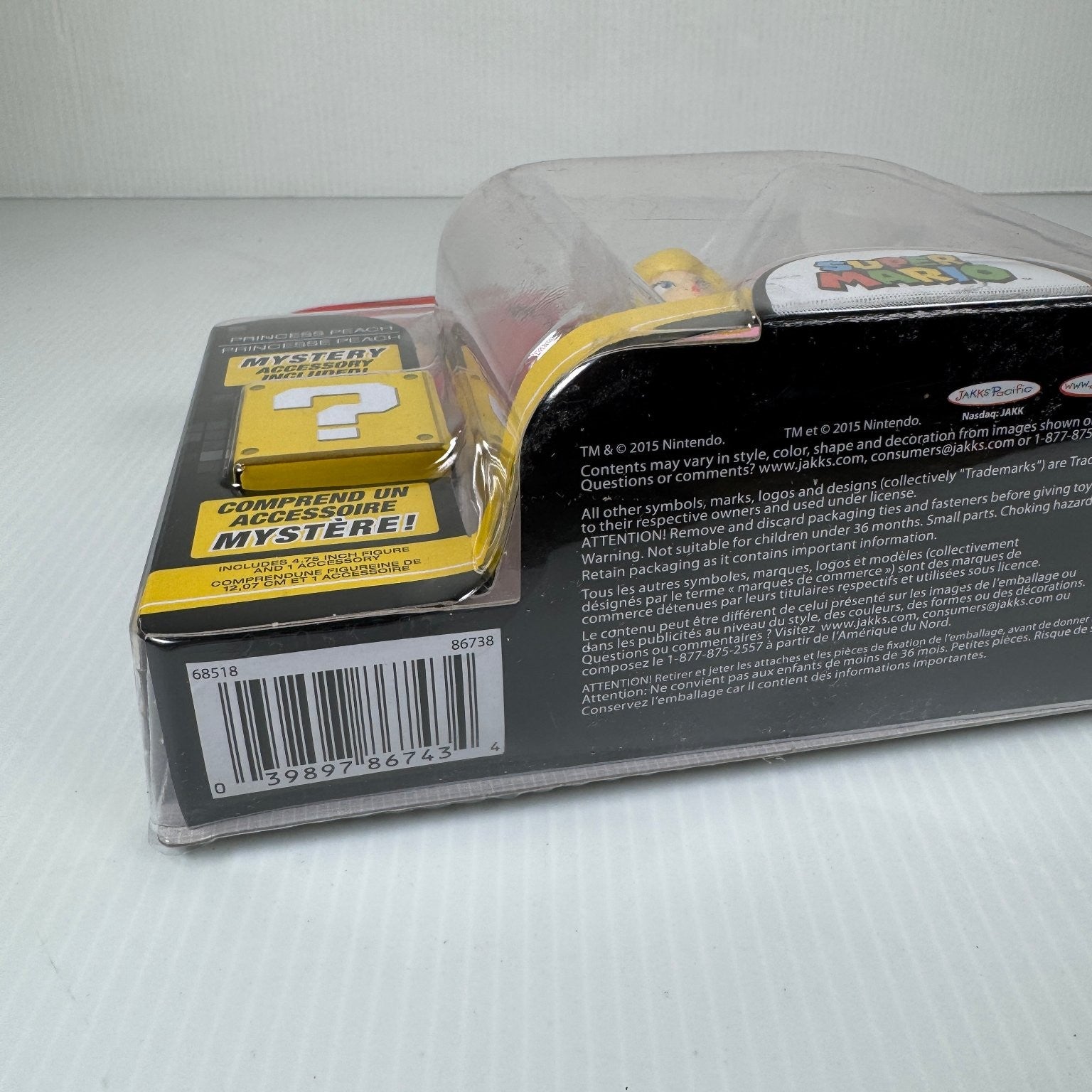 World of Nintendo Princess Peach Super Mario 4.75" Figure Accessory Series 1-3