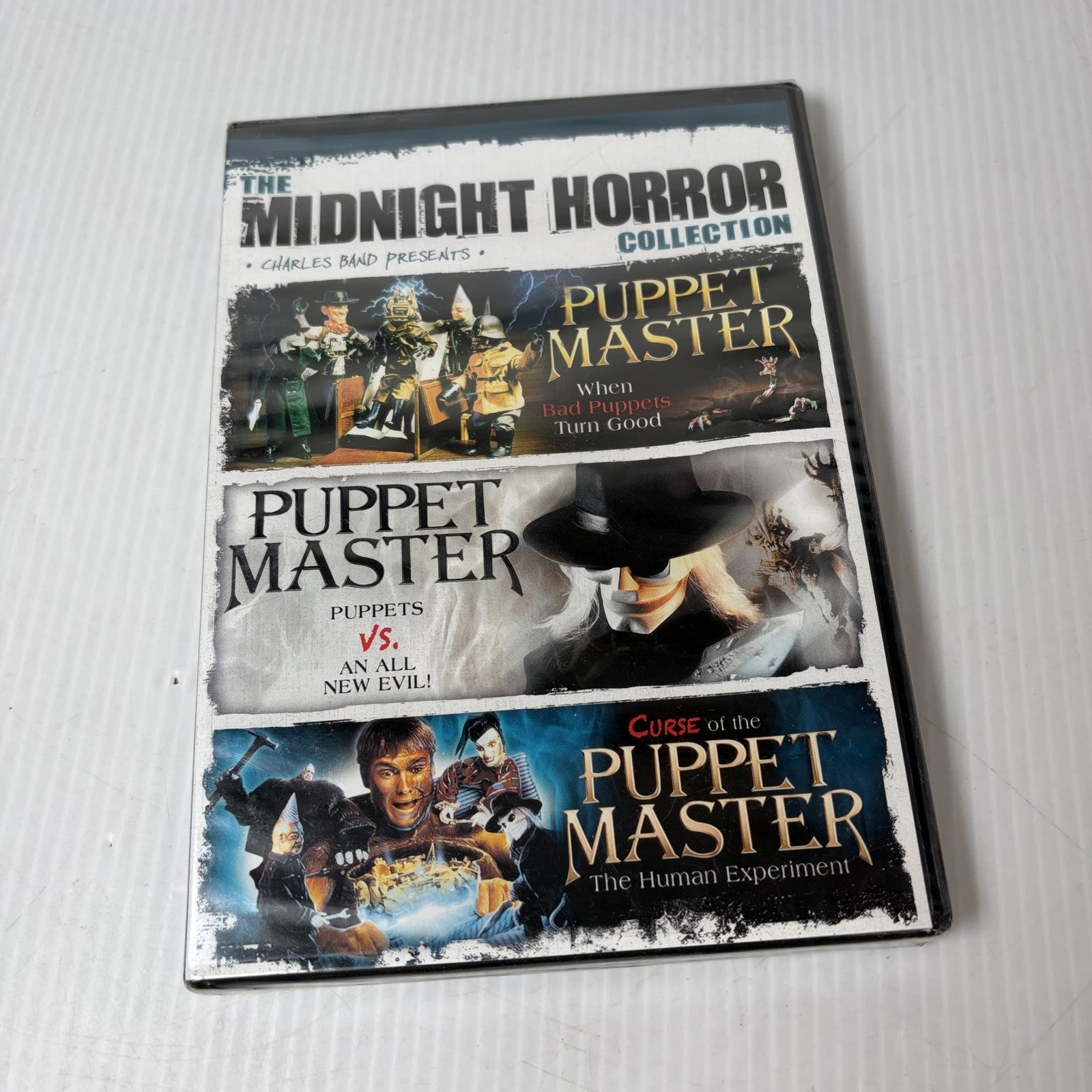 The Midnight Horror Collection Puppet Master 4 5 Curse DVD Charles Band 3-Movie