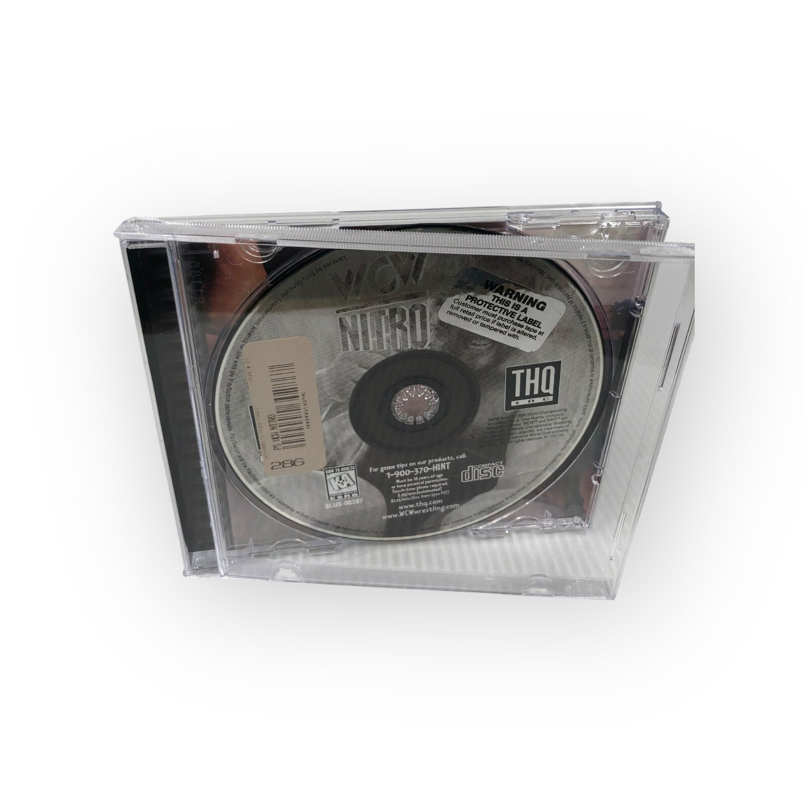 WCW Nitro (Sony PlayStation PS1) Wrestling Game In Case (No Manual)