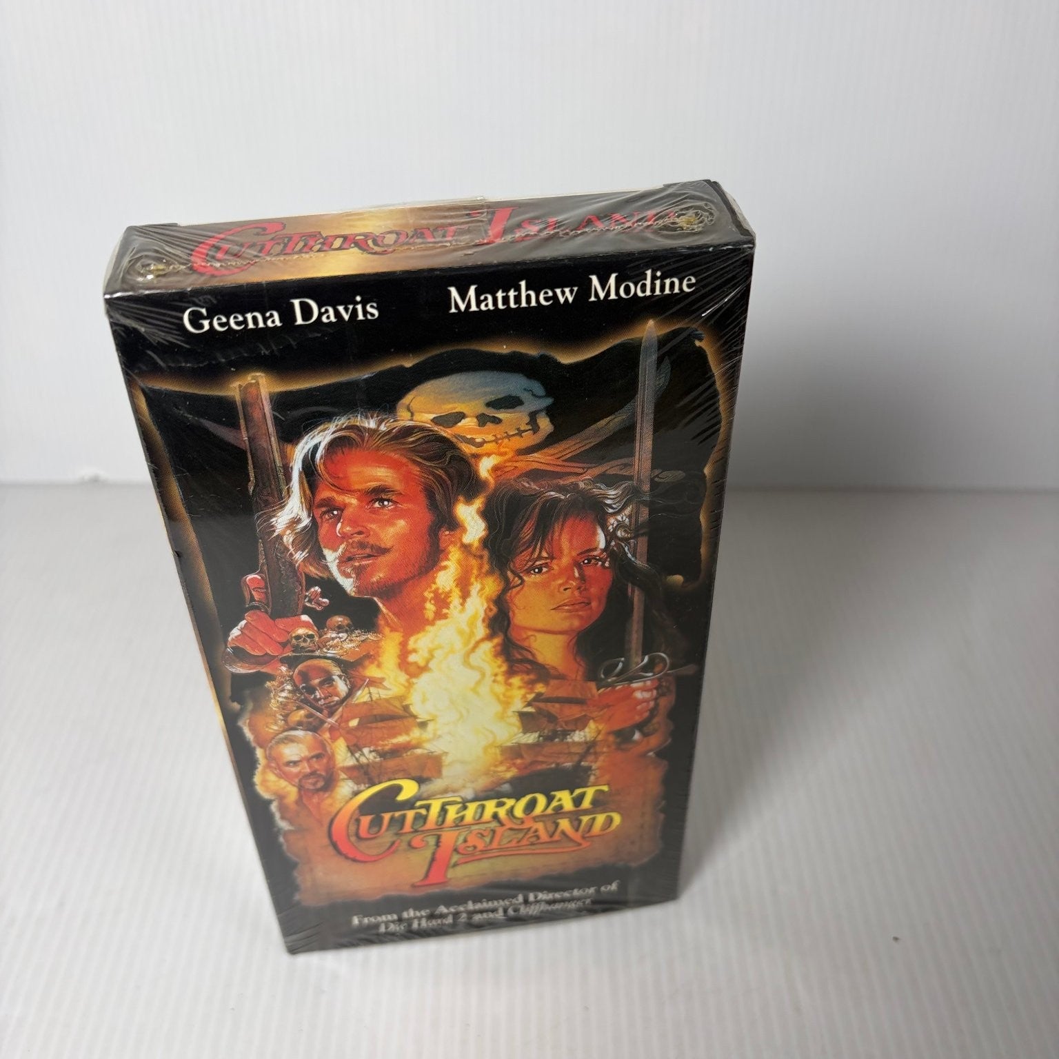 Cutthroat Island VHS 1995 Action Adventure Geena Davis Matthew Modine Sealed