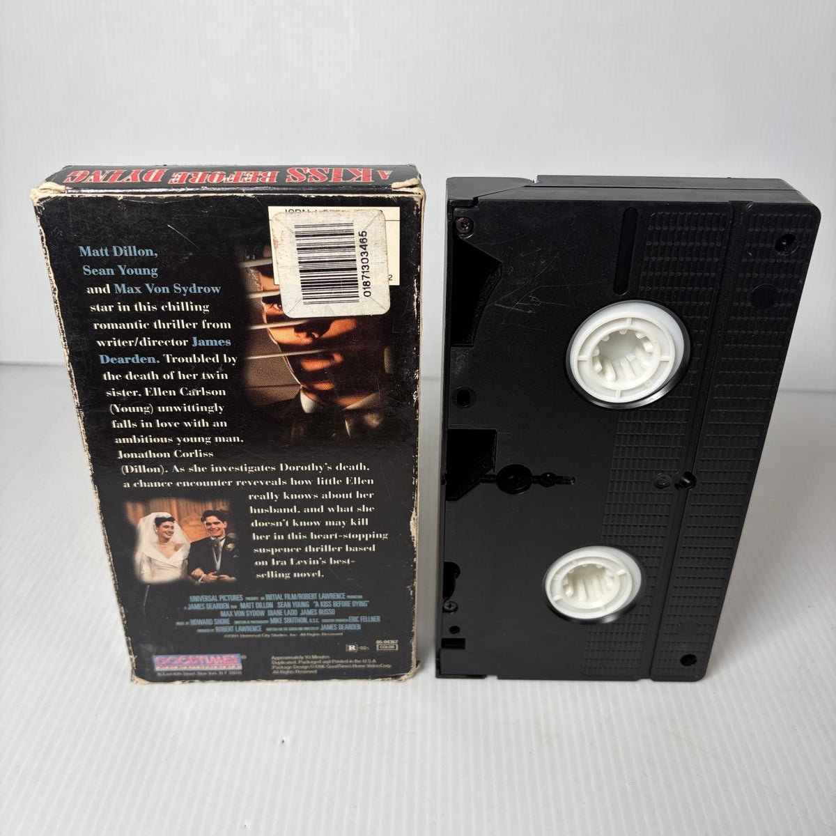 A Kiss Before Dying VHS 1991 Romantic Thriller Matt Dillon Universal Pictures