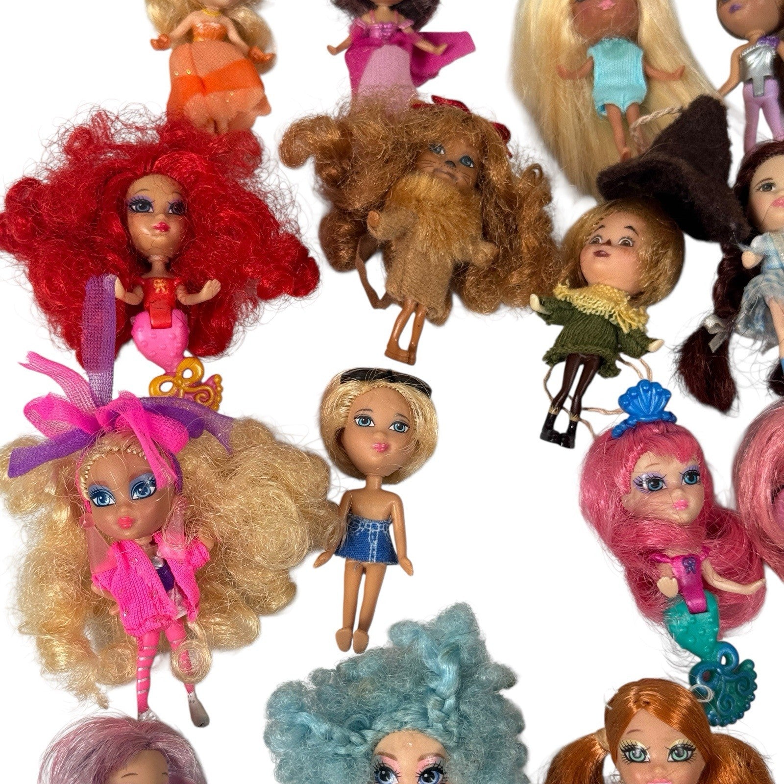 Lot Of 26 Rare Barbie Mini B Dolls Wizard Of Oz, 1950s Celebration, 90s & More